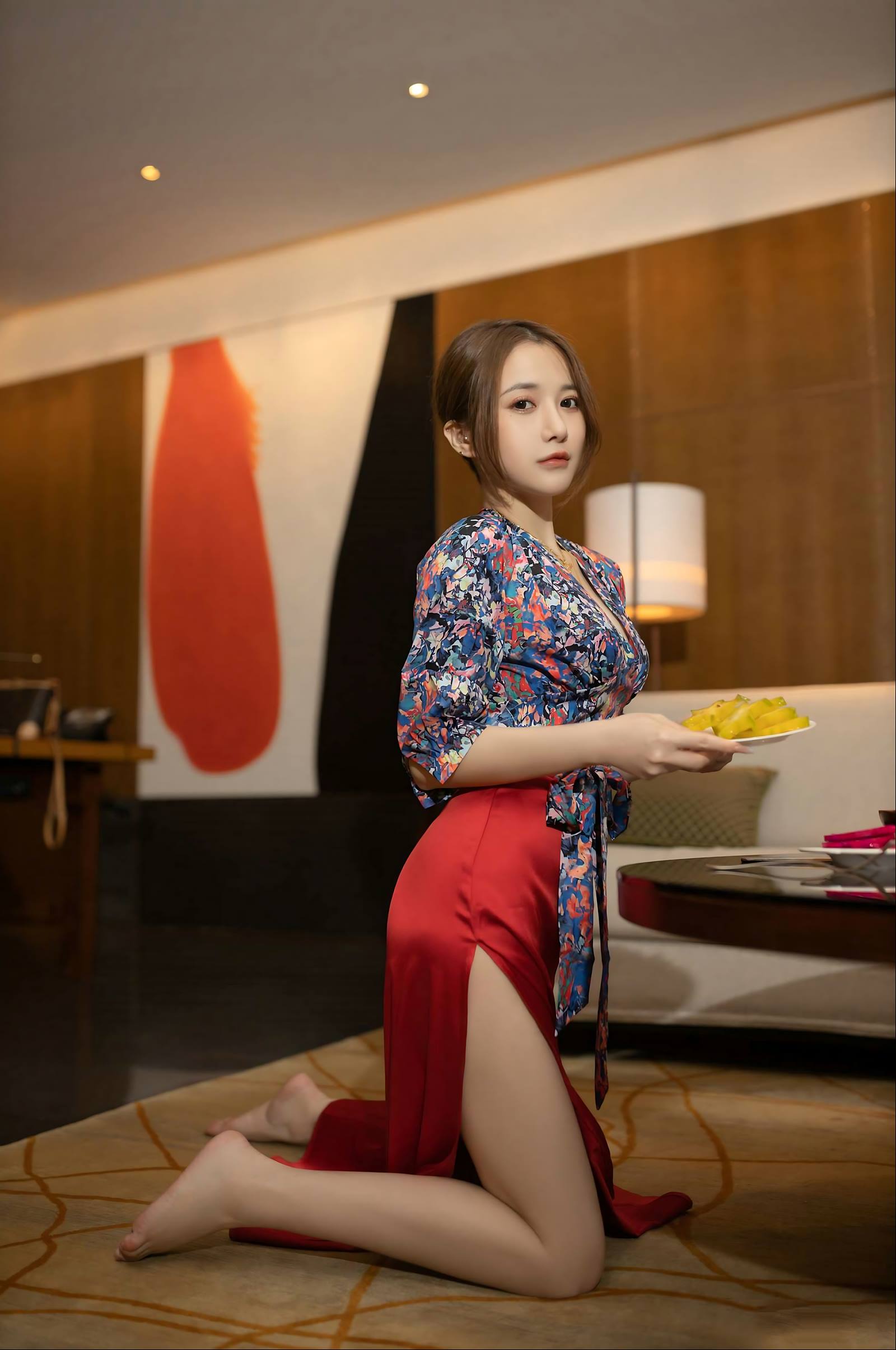 图片[31]-秀人名模鱼子酱Fish《蜜甜果》[45P] – 速更版-美库