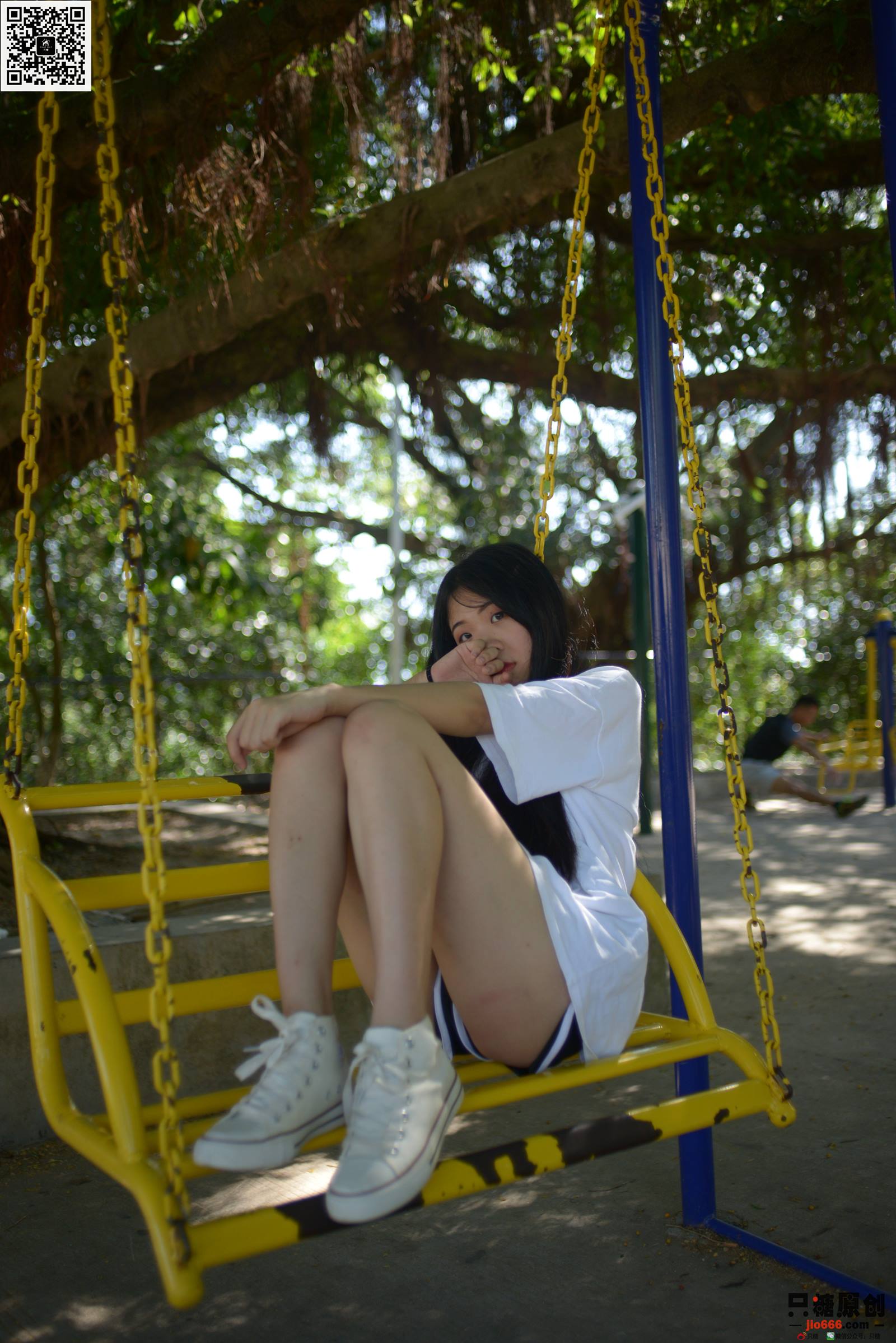 图片[12]-只糖棉袜 NO.450 小语 – 八月你好 [53P] – 速更版-美库