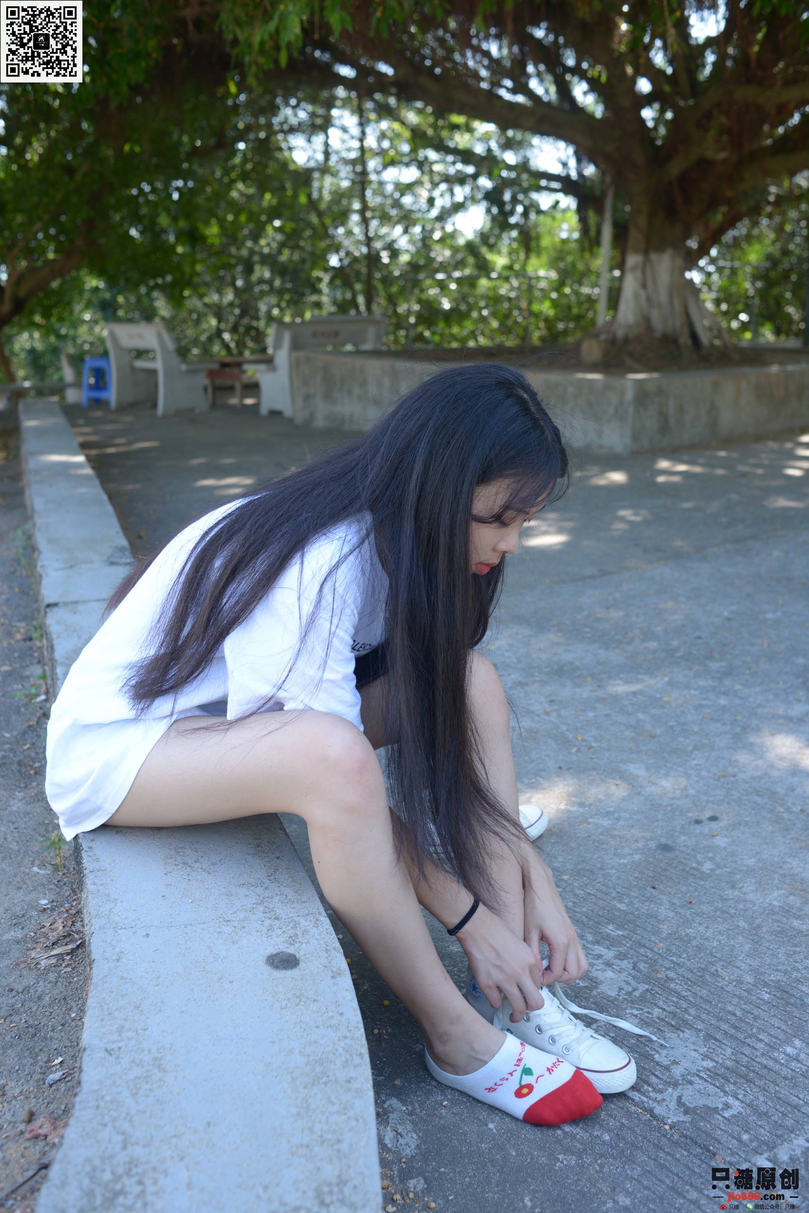 图片[20]-只糖棉袜 NO.450 小语 – 八月你好 [53P] – 速更版-美库