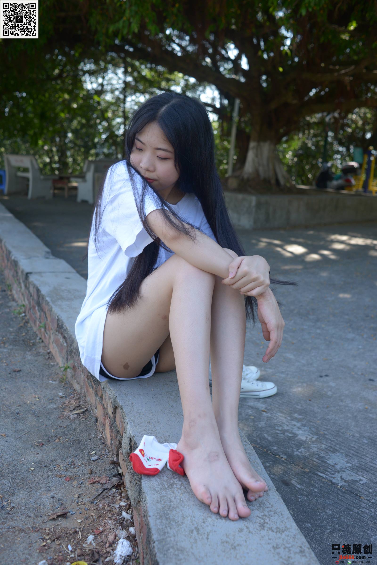 图片[53]-只糖棉袜 NO.450 小语 – 八月你好 [53P] – 速更版-美库