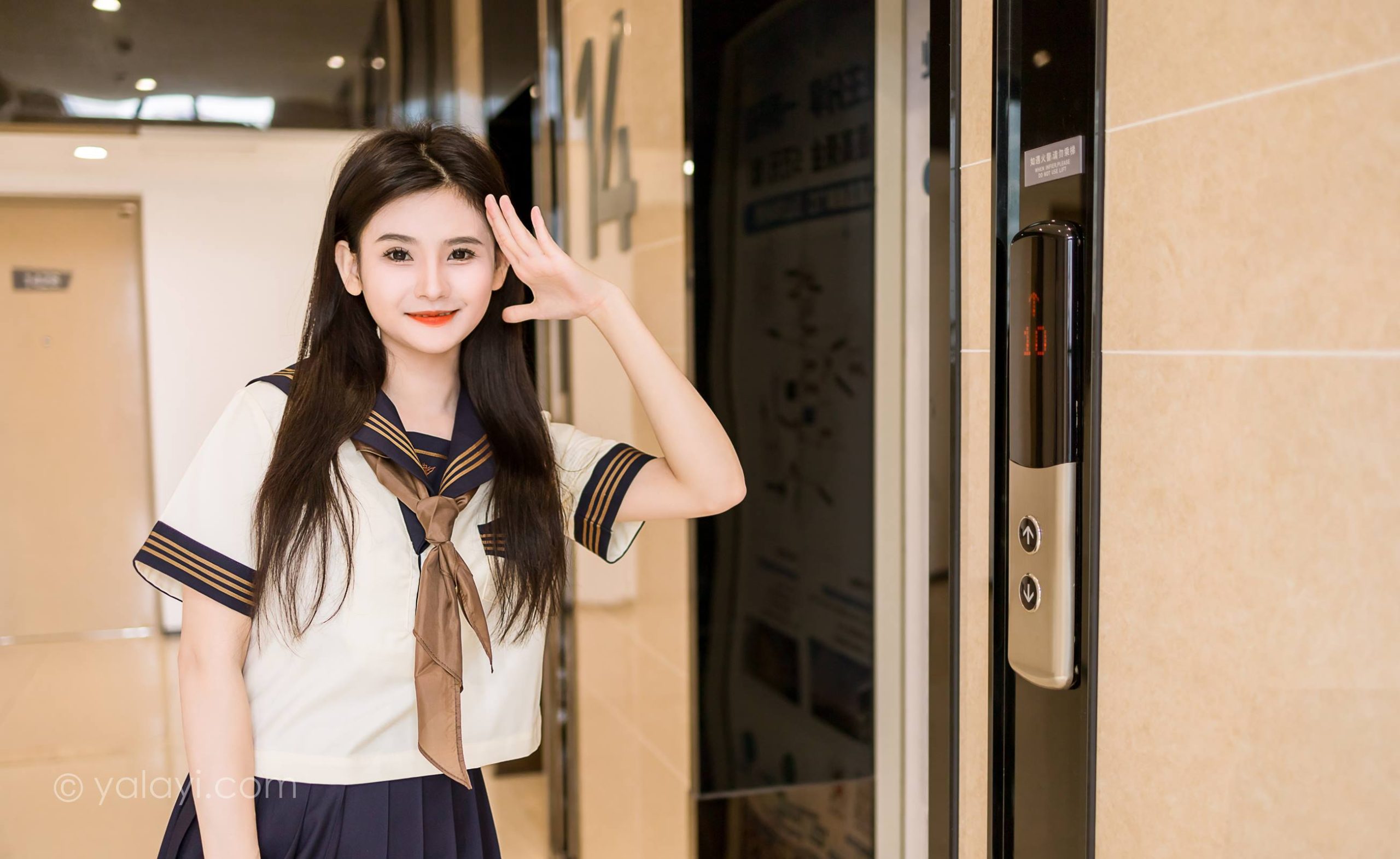 图片[30]-[YALAYI雅拉伊]2023.08.31 NO.1067 今天就穿jk吧 若婷[45+1P] – 速更版-美库