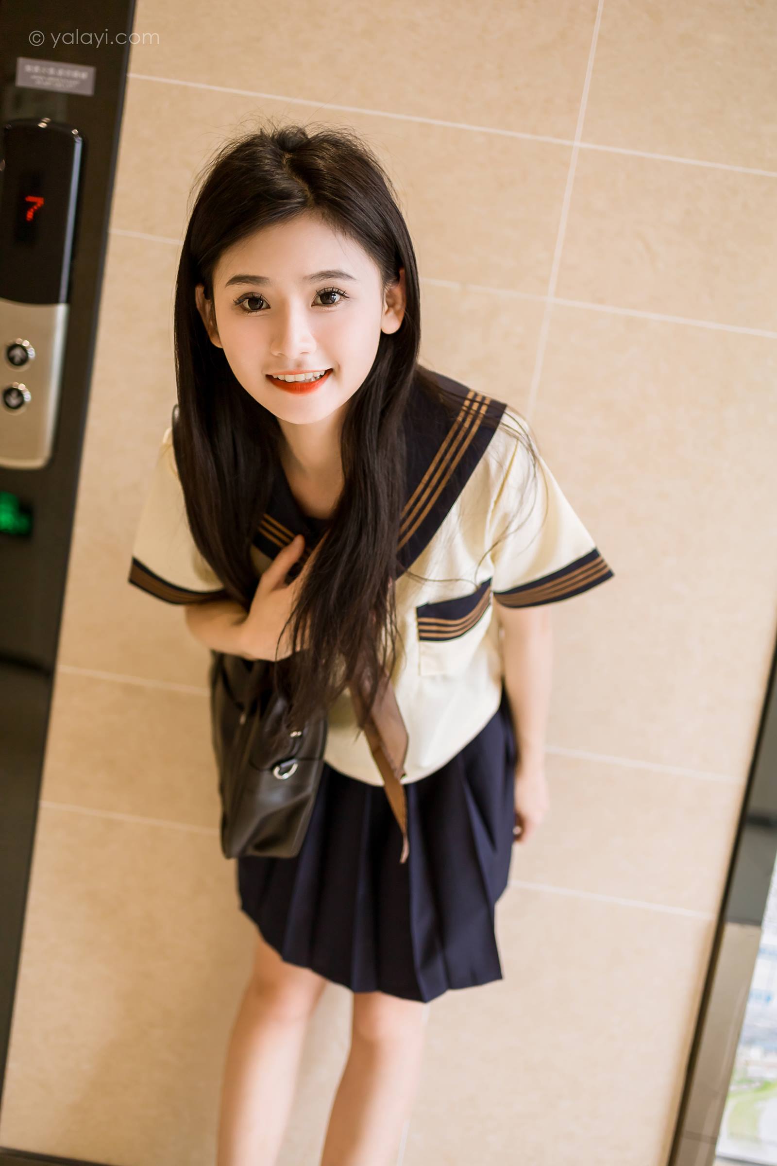 图片[33]-[YALAYI雅拉伊]2023.08.31 NO.1067 今天就穿jk吧 若婷[45+1P] – 速更版-美库