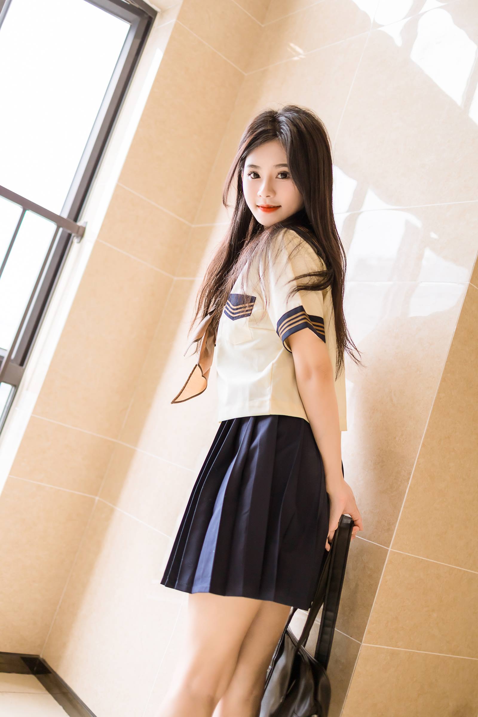 图片[36]-[YALAYI雅拉伊]2023.08.31 NO.1067 今天就穿jk吧 若婷[45+1P] – 速更版-美库