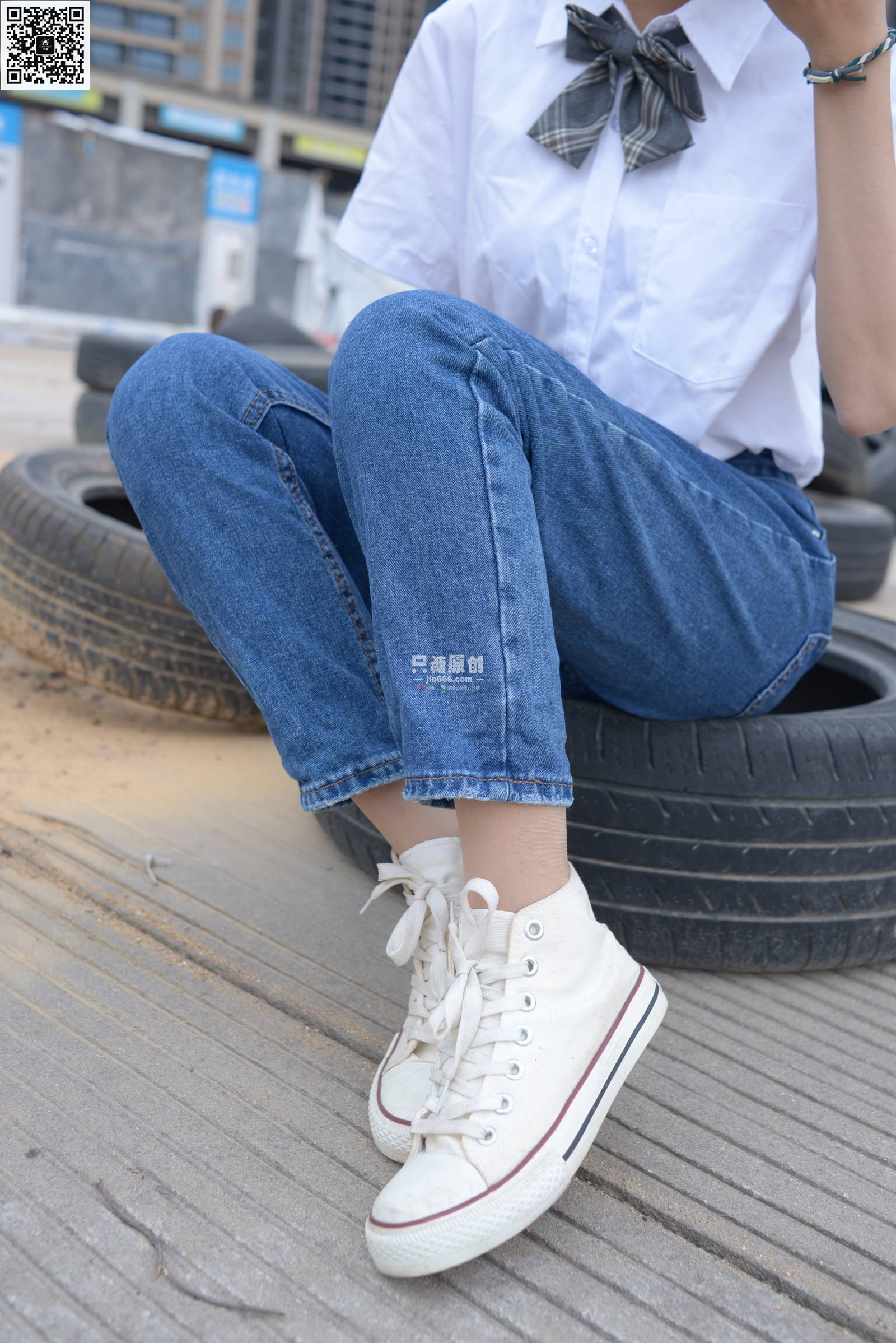 图片[15]-只糖棉袜 NO.526 悠悠 – 神明的储物罐 [146P] – 速更版-美库