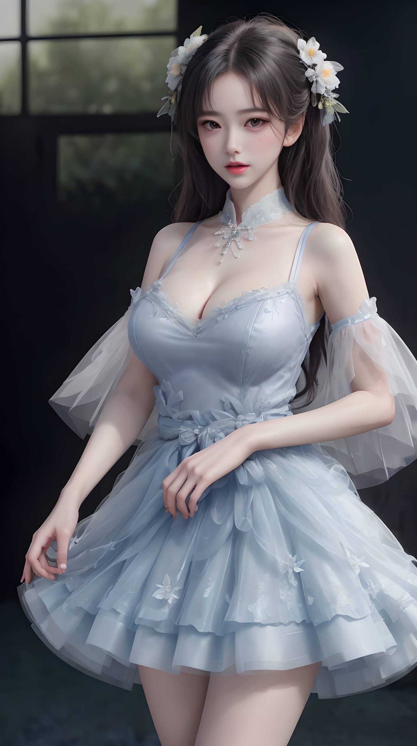 图片[26]-AI绘画 072 碎花裙 [51P] – 速更版-美库