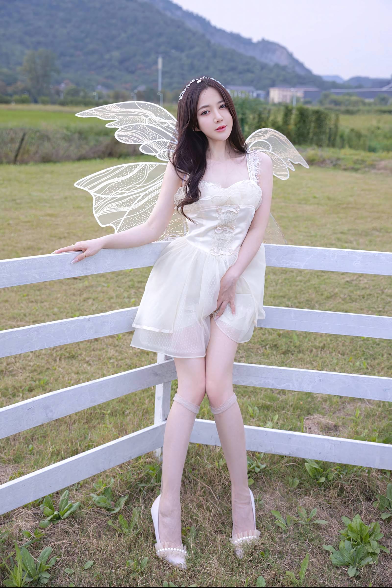 图片[35]-秀人名模鱼子酱Fish《遗失的羽翼》[65P] – 速更版-美库