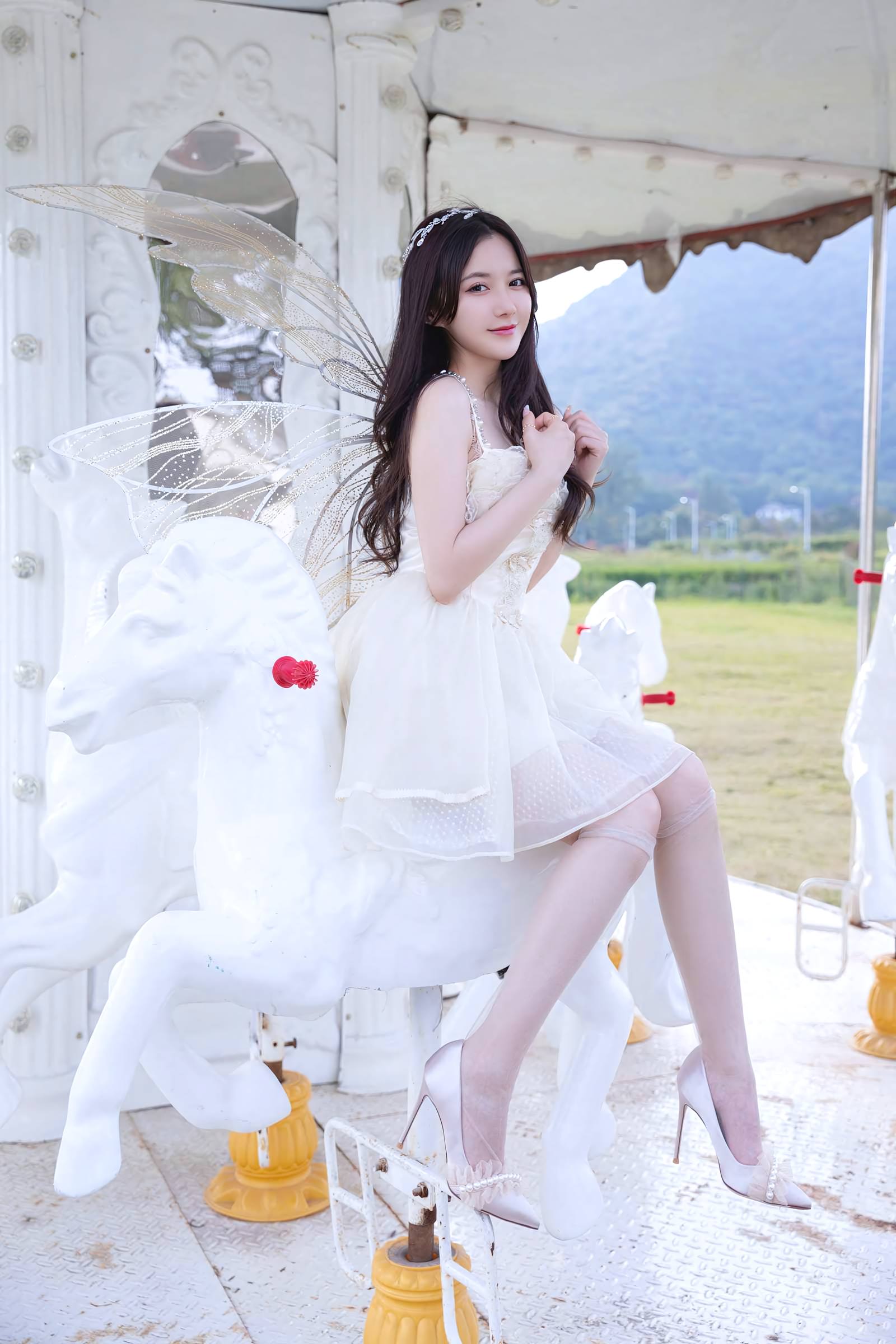 图片[67]-秀人名模鱼子酱Fish《遗失的羽翼》[65P] – 速更版-美库