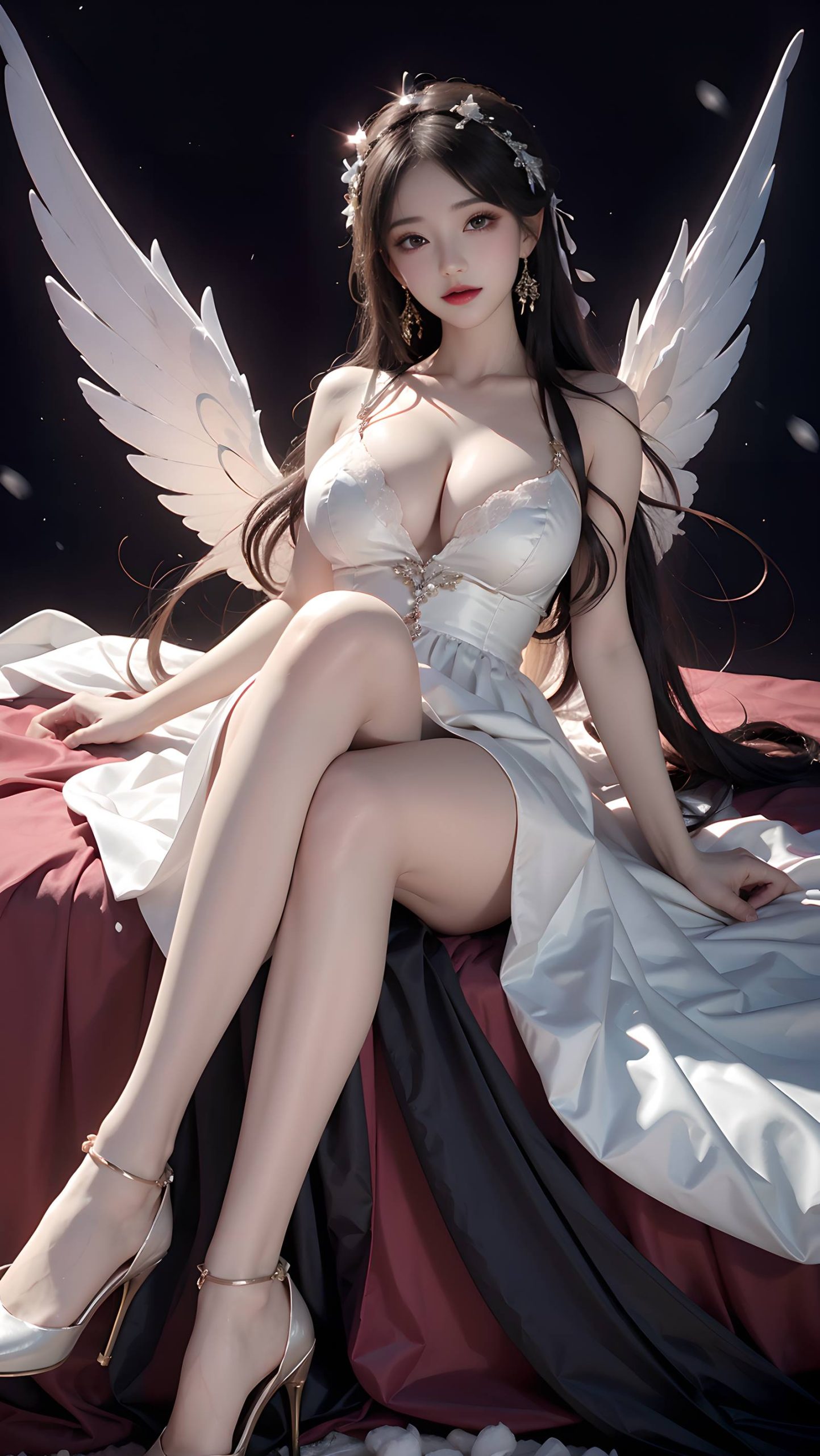 图片[11]-AI绘画 073 天使美女 [47P] – 速更版-美库