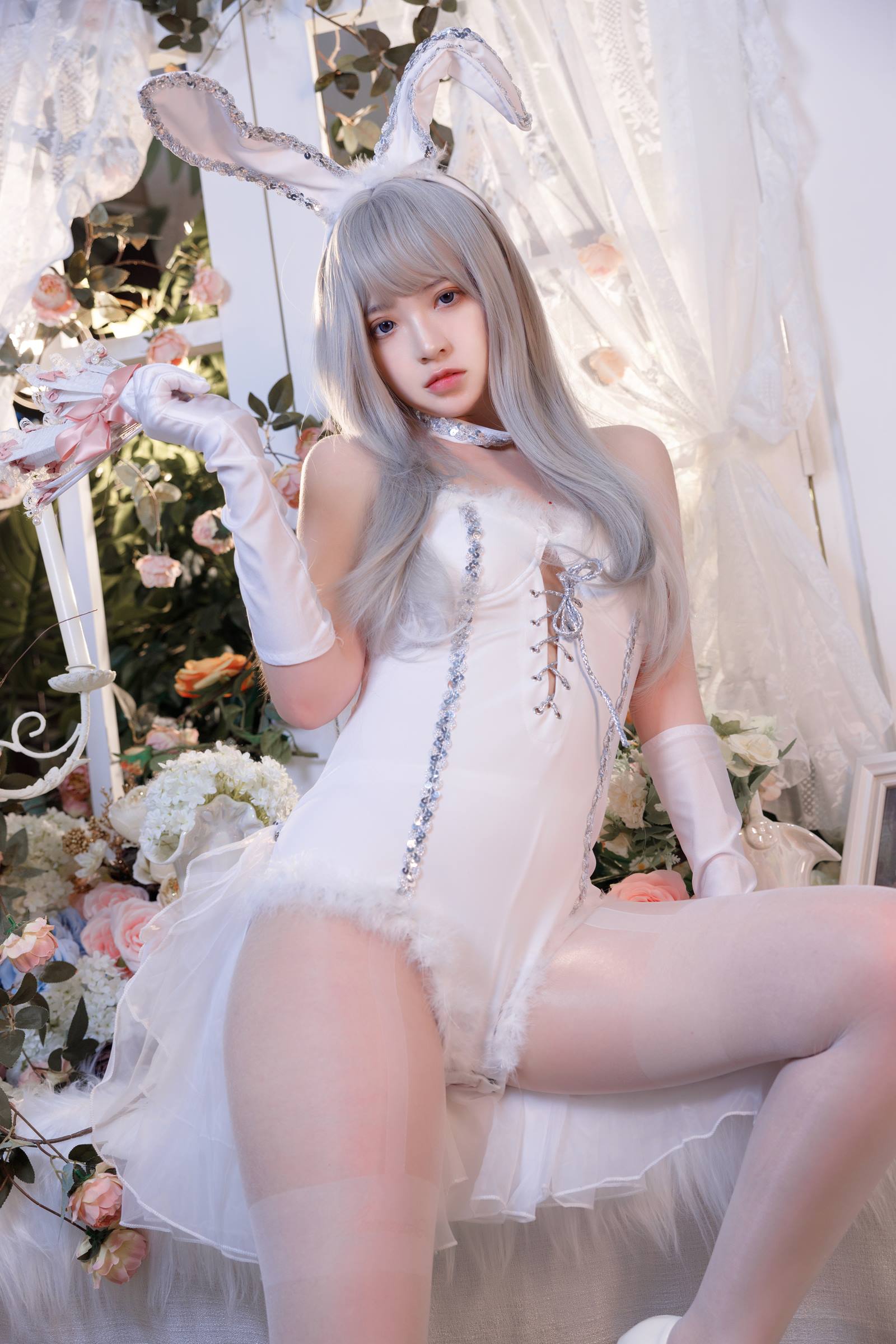 图片[28]-疯猫ss – 纯白绒绒兔[31P] – 速更版-美库