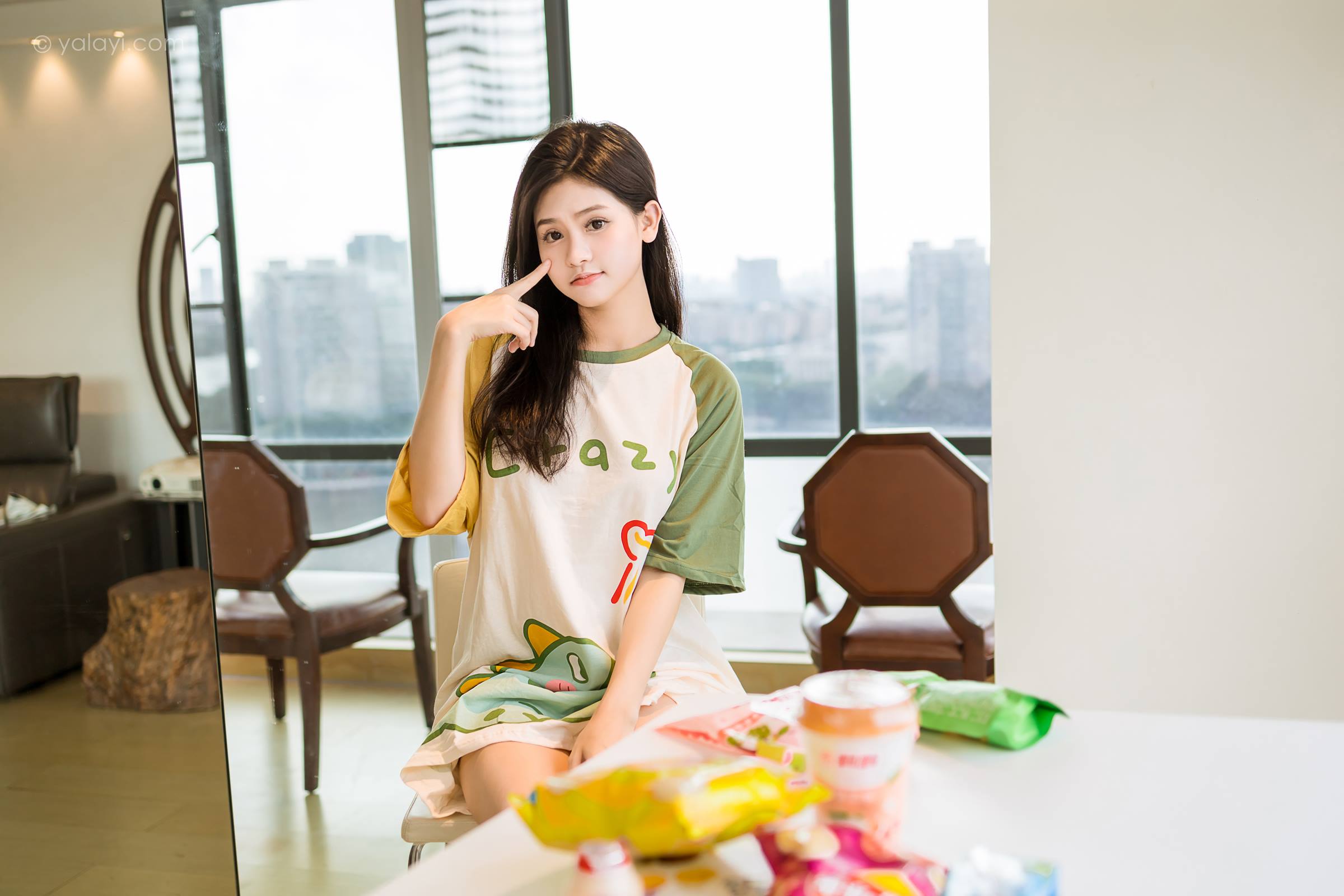 图片[26]-[YALAYI雅拉伊]2023.09.29 NO.1072 小恐龙睡衣 若婷[45+1P] – 速更版-美库