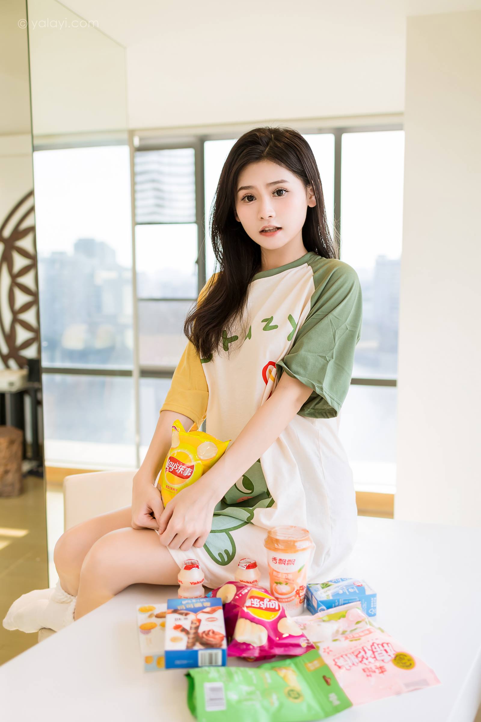 图片[41]-[YALAYI雅拉伊]2023.09.29 NO.1072 小恐龙睡衣 若婷[45+1P] – 速更版-美库