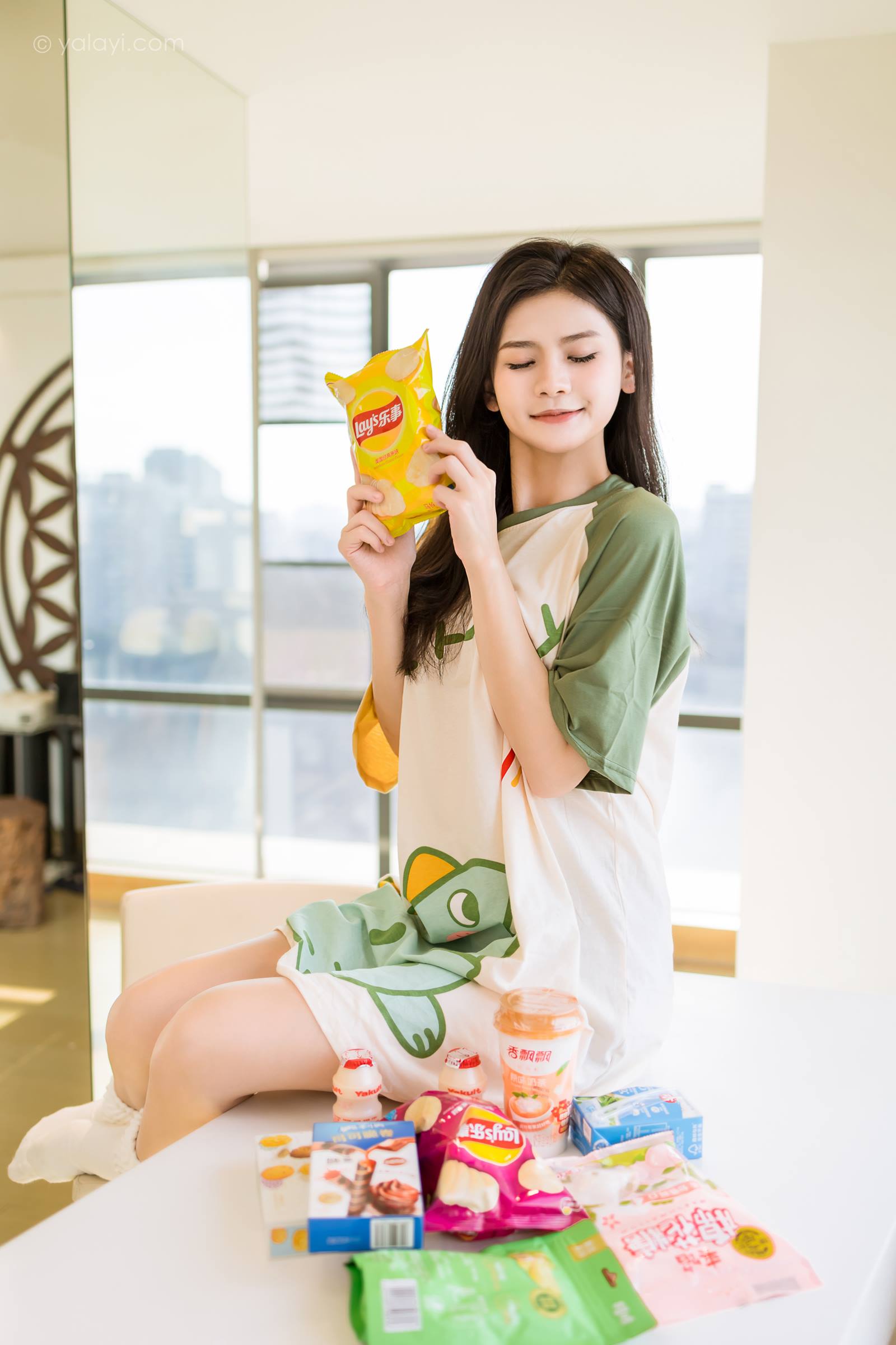 图片[42]-[YALAYI雅拉伊]2023.09.29 NO.1072 小恐龙睡衣 若婷[45+1P] – 速更版-美库