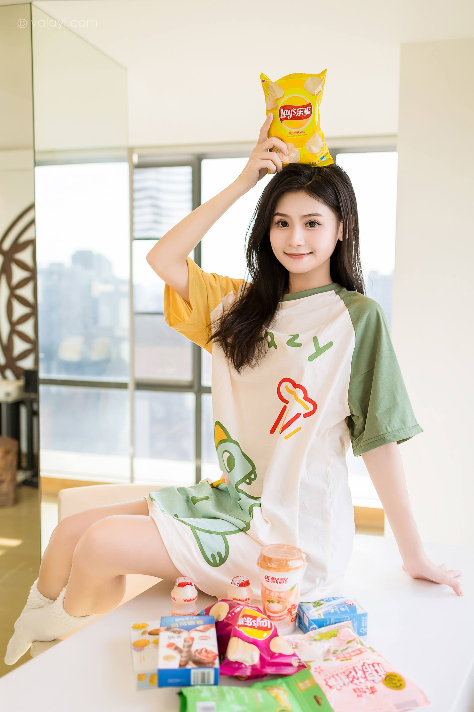 图片[44]-[YALAYI雅拉伊]2023.09.29 NO.1072 小恐龙睡衣 若婷[45+1P] – 速更版-美库