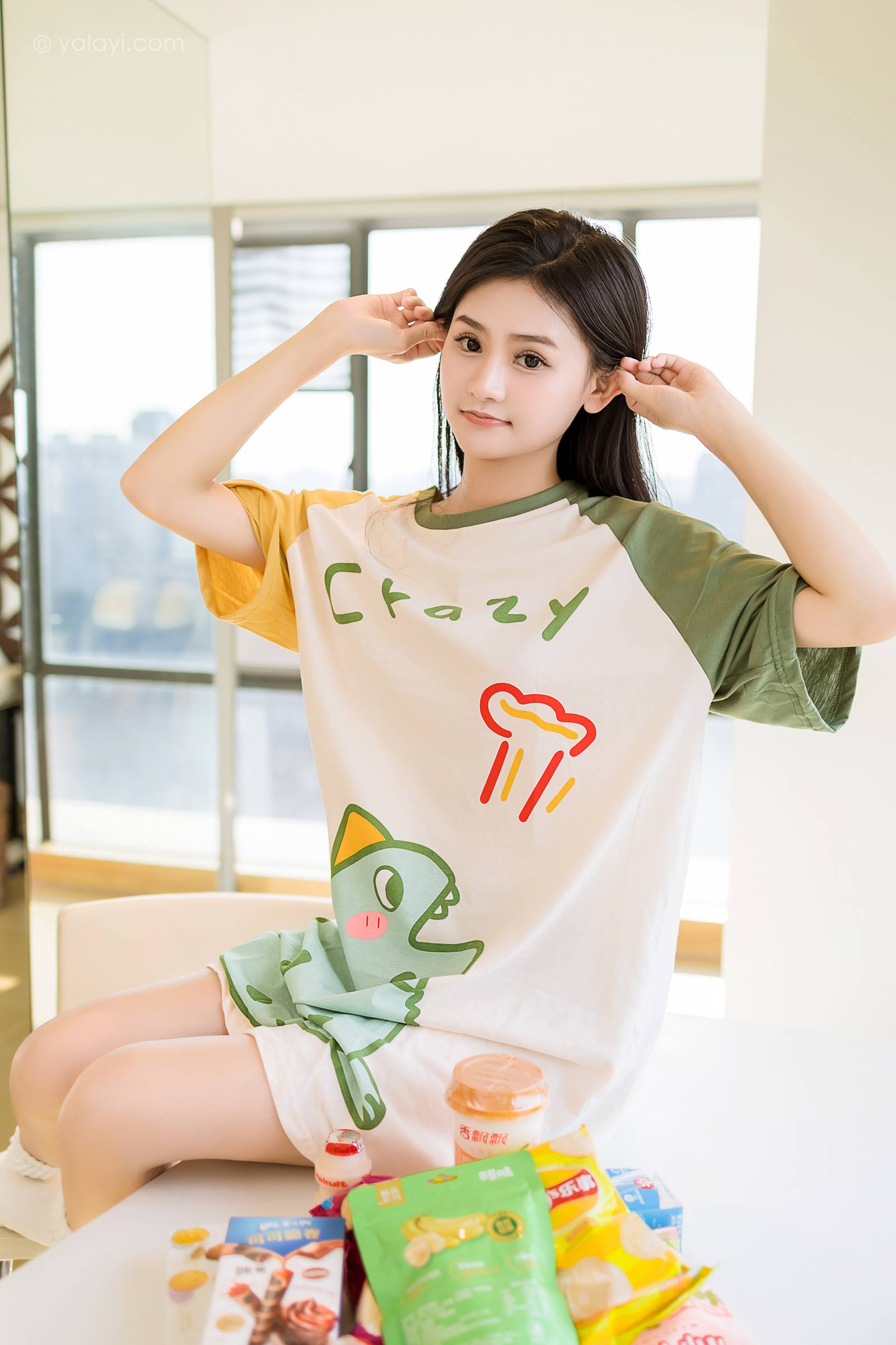 图片[47]-[YALAYI雅拉伊]2023.09.29 NO.1072 小恐龙睡衣 若婷[45+1P] – 速更版-美库