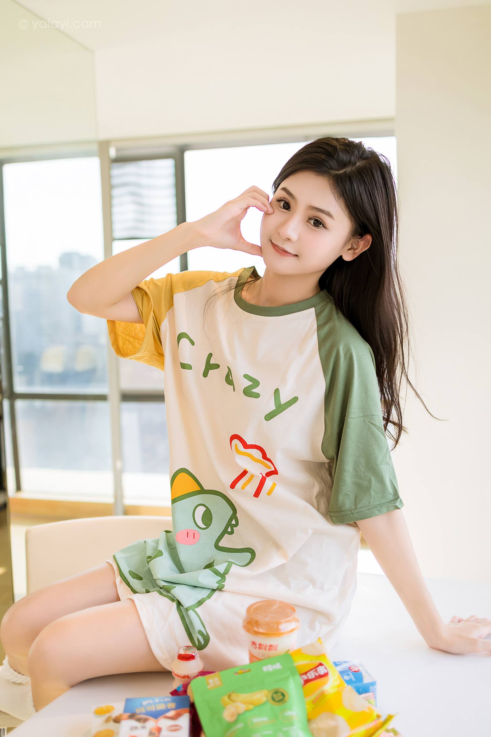 图片[48]-[YALAYI雅拉伊]2023.09.29 NO.1072 小恐龙睡衣 若婷[45+1P] – 速更版-美库