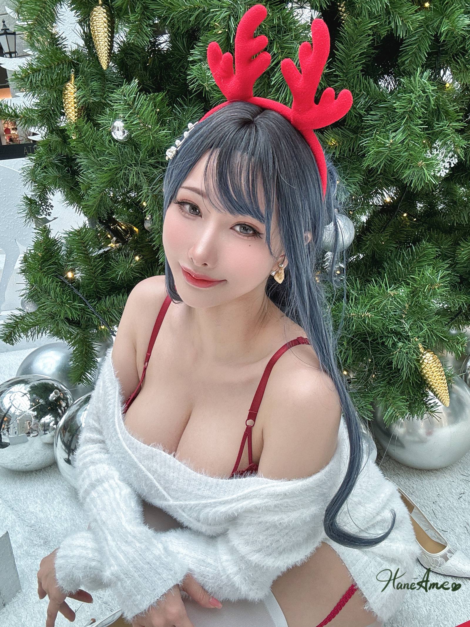 图片[15]-Hane Ame 雨波写真 – Original 2023 White Christmas Moose Onesan[31P] – 速更版-美库