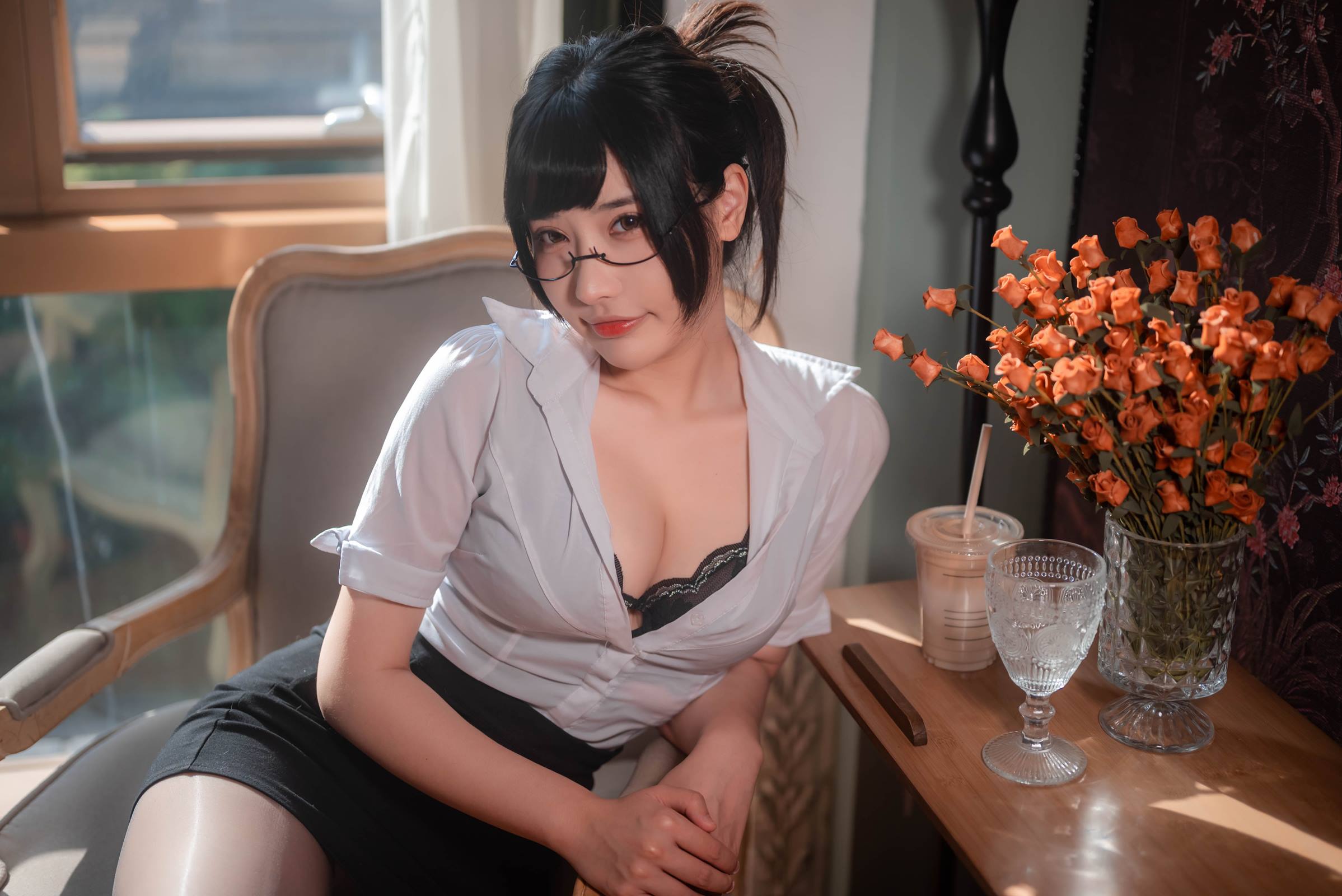 图片[11]-糖果果candy – 室内OL[86P] – 速更版-美库