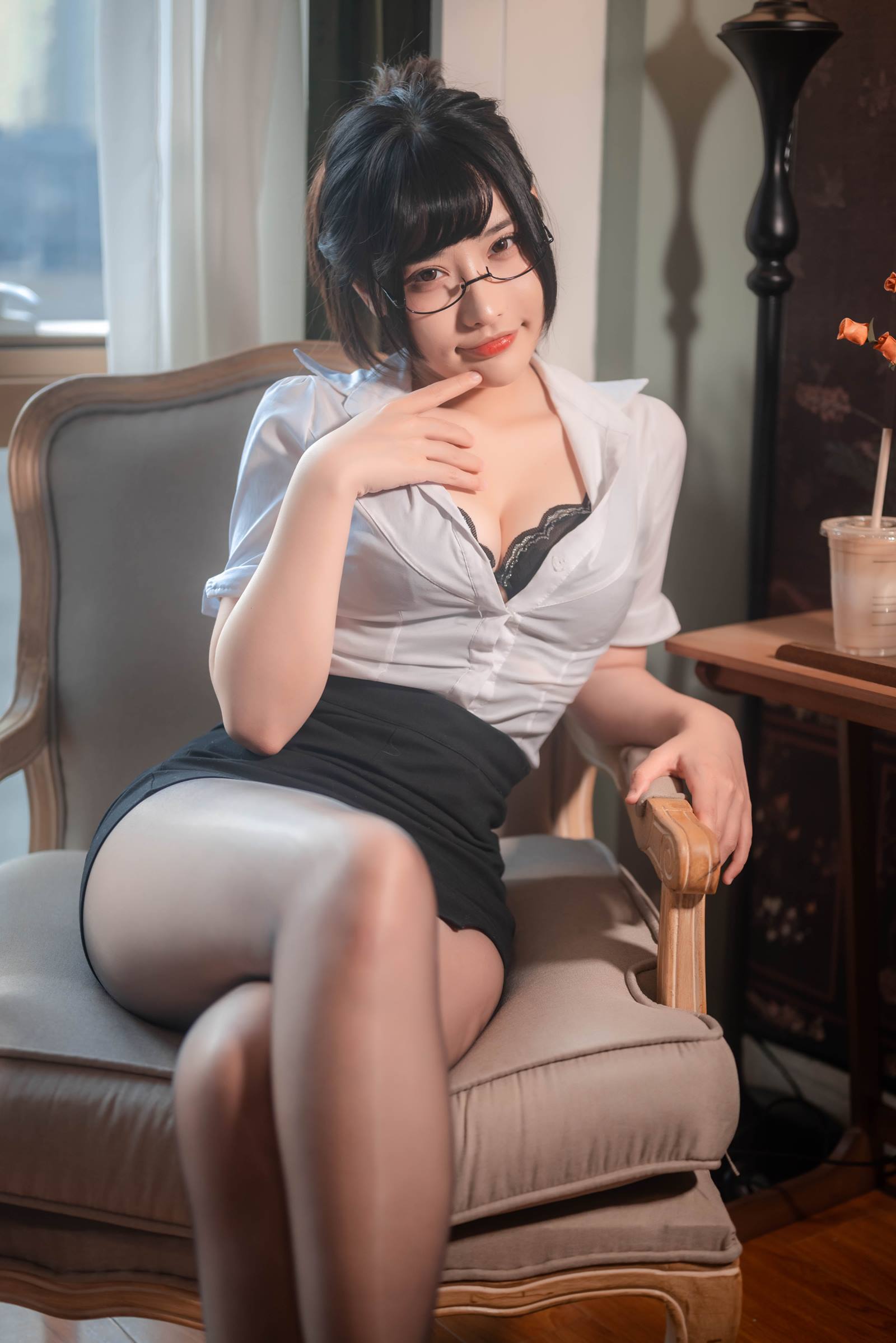 图片[13]-糖果果candy – 室内OL[86P] – 速更版-美库