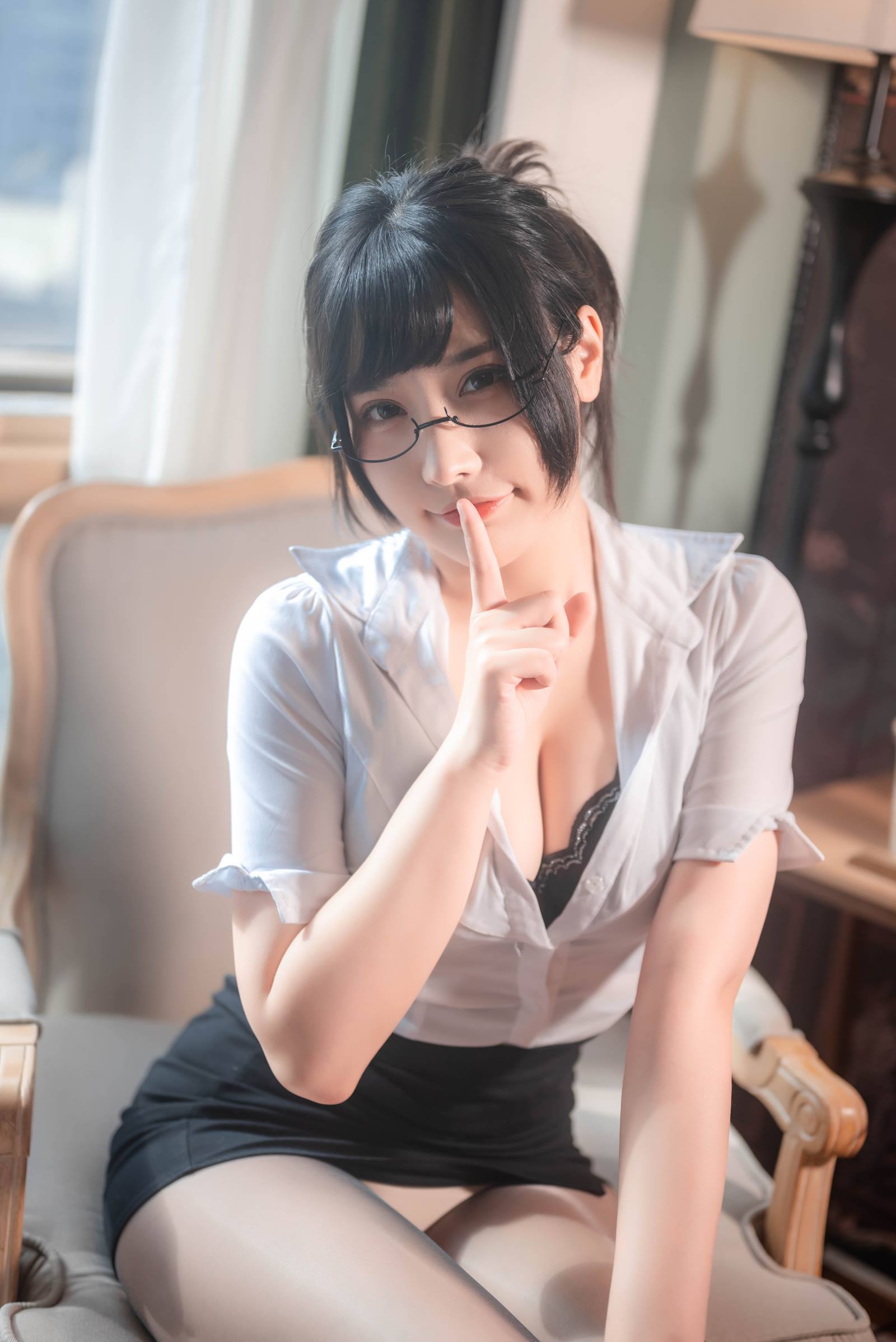 图片[14]-糖果果candy – 室内OL[86P] – 速更版-美库