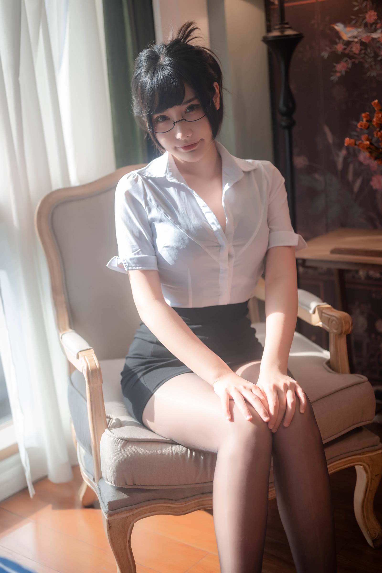 图片[79]-糖果果candy – 室内OL[86P] – 速更版-美库