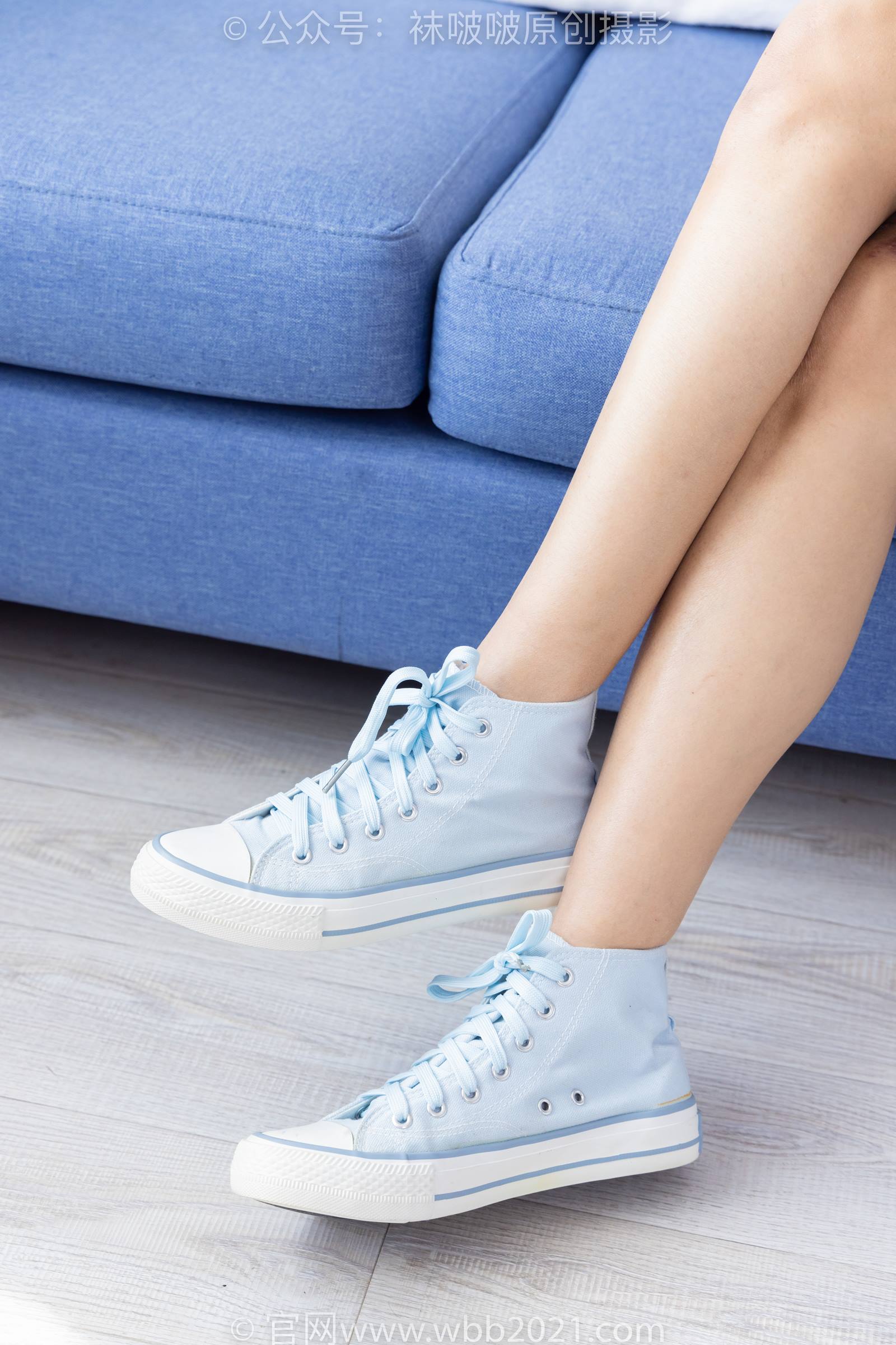 图片[11]-[BoBoSocks袜啵啵]NO.301 奶油-两双板鞋、白棉袜、短黑丝、裸足[240P] – 速更版-美库