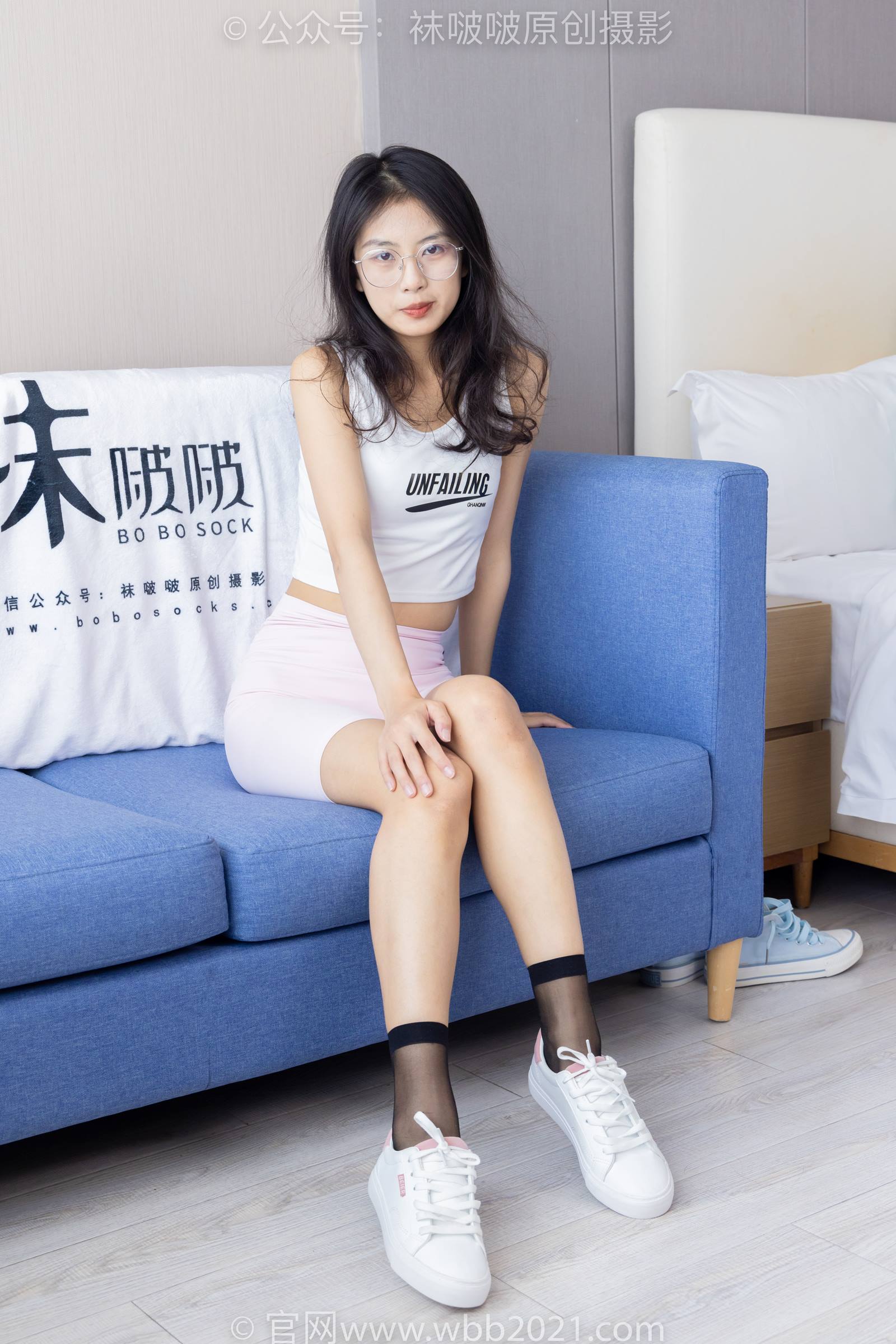 图片[81]-[BoBoSocks袜啵啵]NO.301 奶油-两双板鞋、白棉袜、短黑丝、裸足[240P] – 速更版-美库