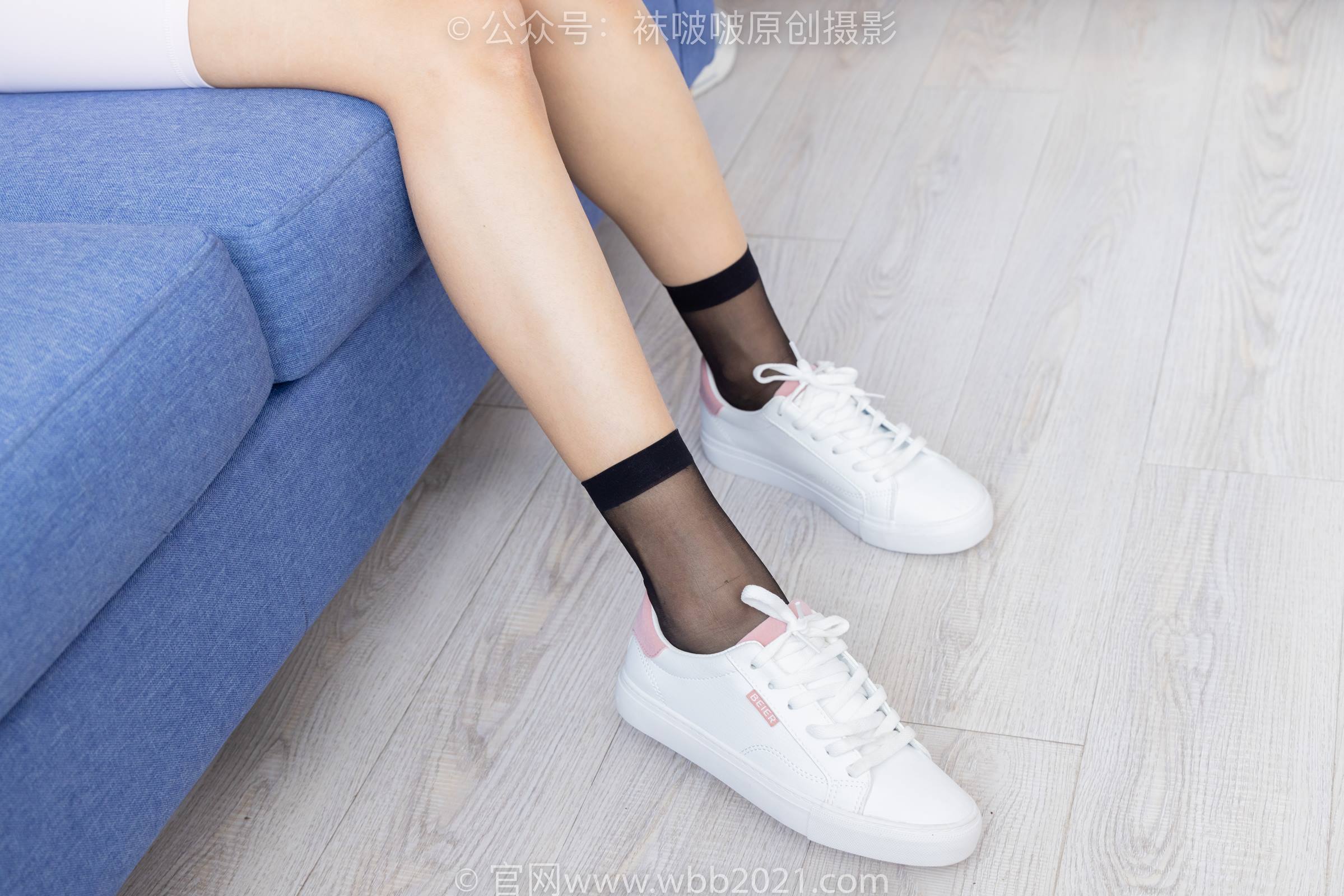 图片[86]-[BoBoSocks袜啵啵]NO.301 奶油-两双板鞋、白棉袜、短黑丝、裸足[240P] – 速更版-美库