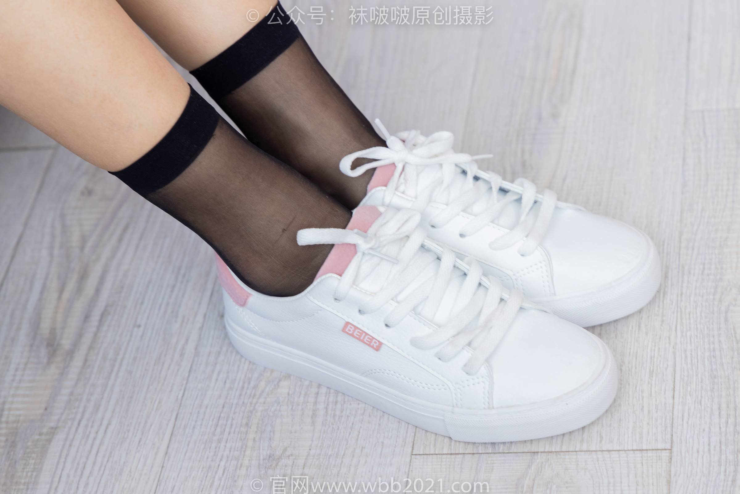 图片[88]-[BoBoSocks袜啵啵]NO.301 奶油-两双板鞋、白棉袜、短黑丝、裸足[240P] – 速更版-美库