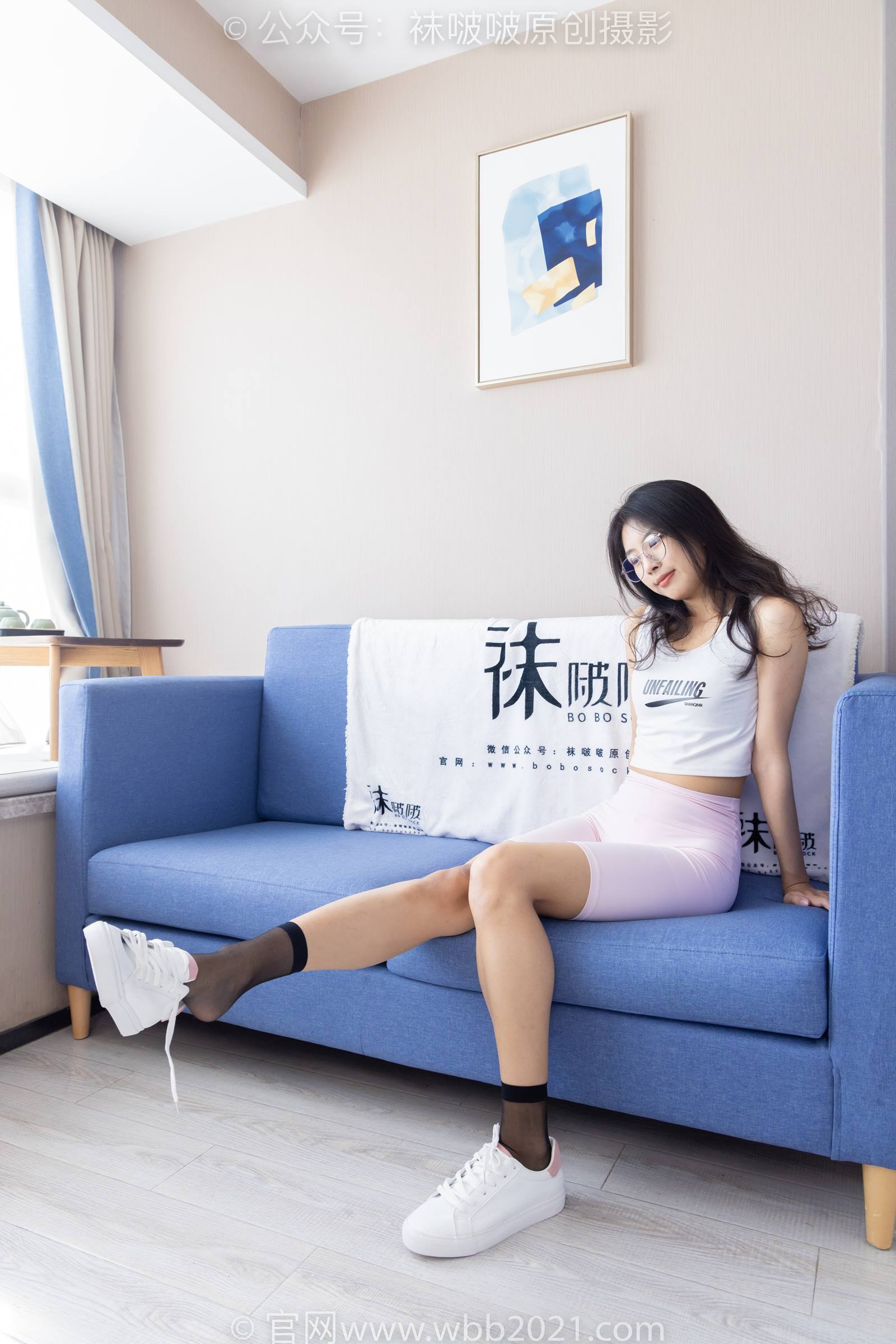 图片[91]-[BoBoSocks袜啵啵]NO.301 奶油-两双板鞋、白棉袜、短黑丝、裸足[240P] – 速更版-美库