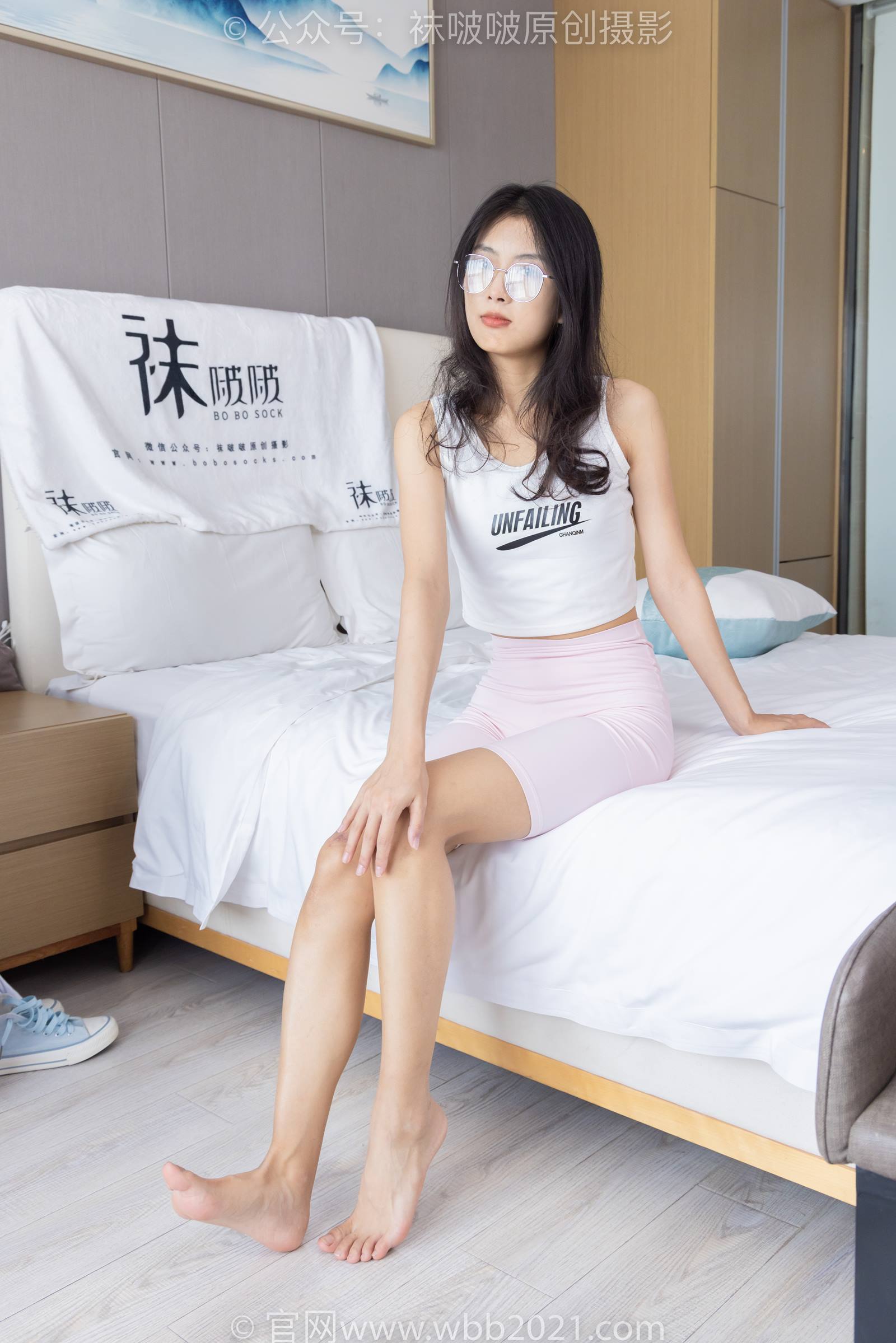 图片[167]-[BoBoSocks袜啵啵]NO.301 奶油-两双板鞋、白棉袜、短黑丝、裸足[240P] – 速更版-美库