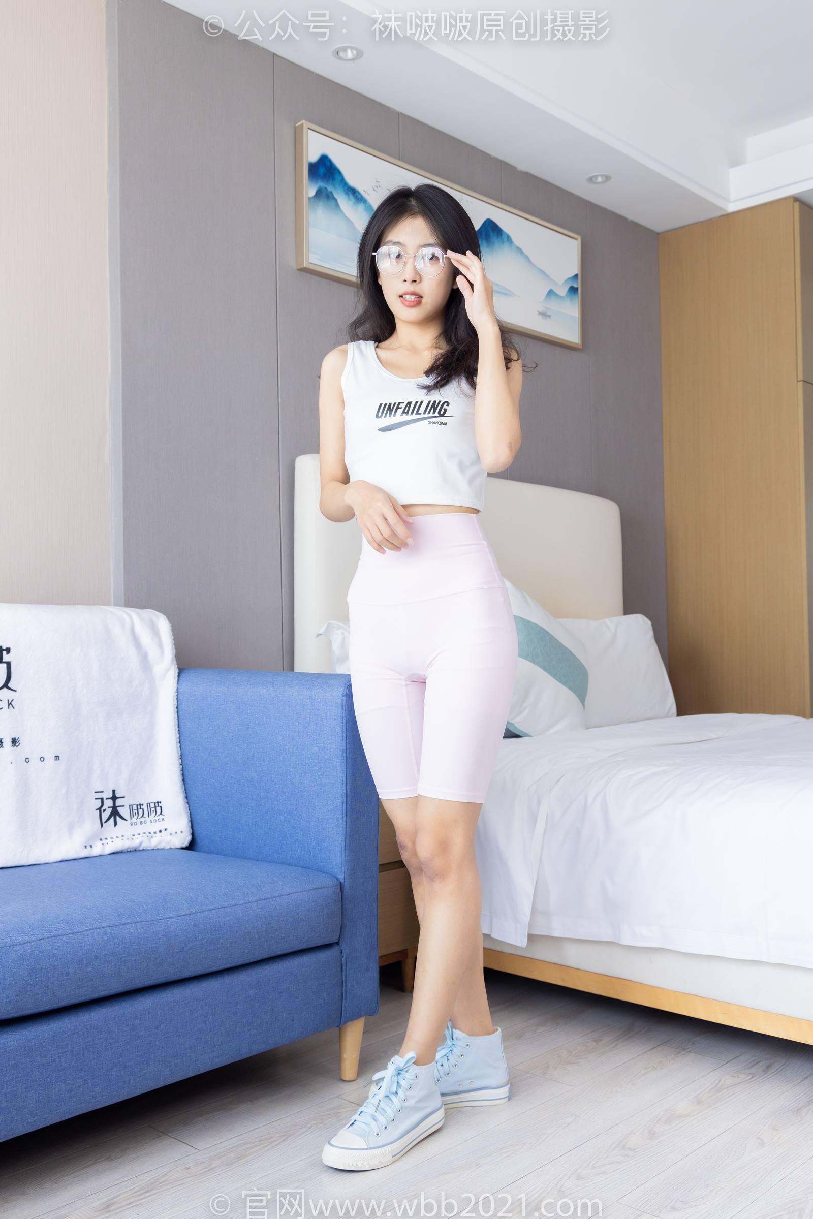 图片[235]-[BoBoSocks袜啵啵]NO.301 奶油-两双板鞋、白棉袜、短黑丝、裸足[240P] – 速更版-美库