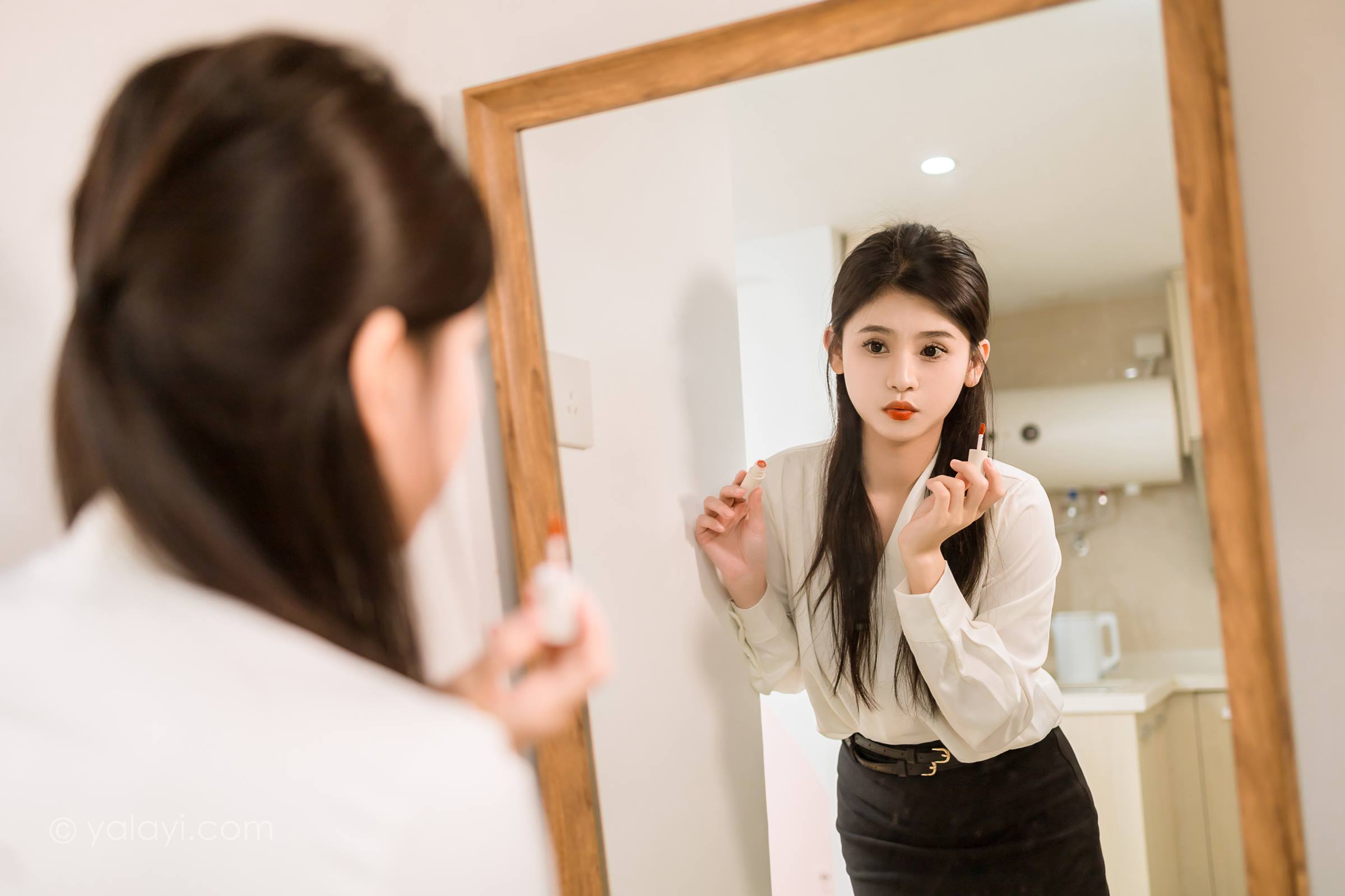 图片[16]-[YALAYI雅拉伊]2023.10.23 NO.1076 白领下班了 若婷[45+1P] – 速更版-美库