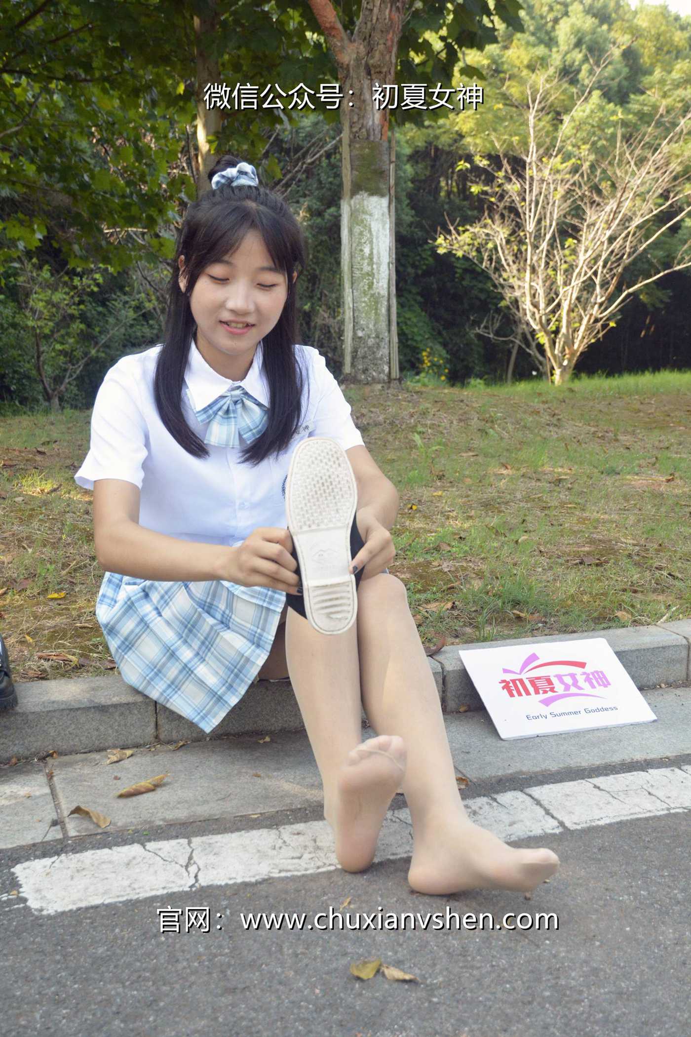 图片[10]-初夏女神 NO.081 点点 我的JK装[140P] – 速更版-美库