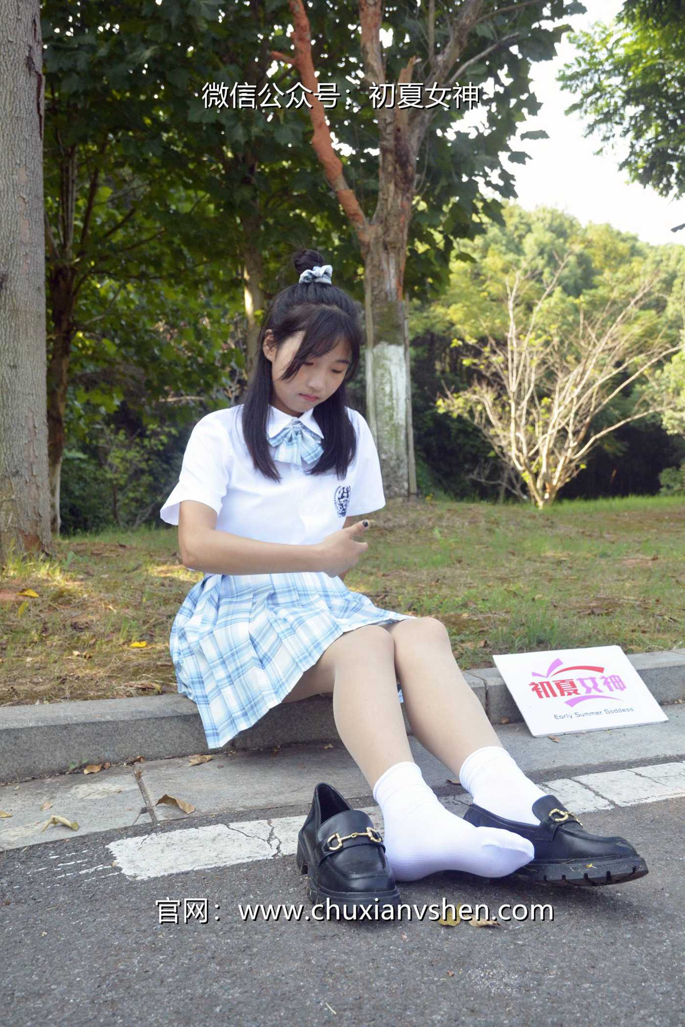 图片[11]-初夏女神 NO.081 点点 我的JK装[140P] – 速更版-美库