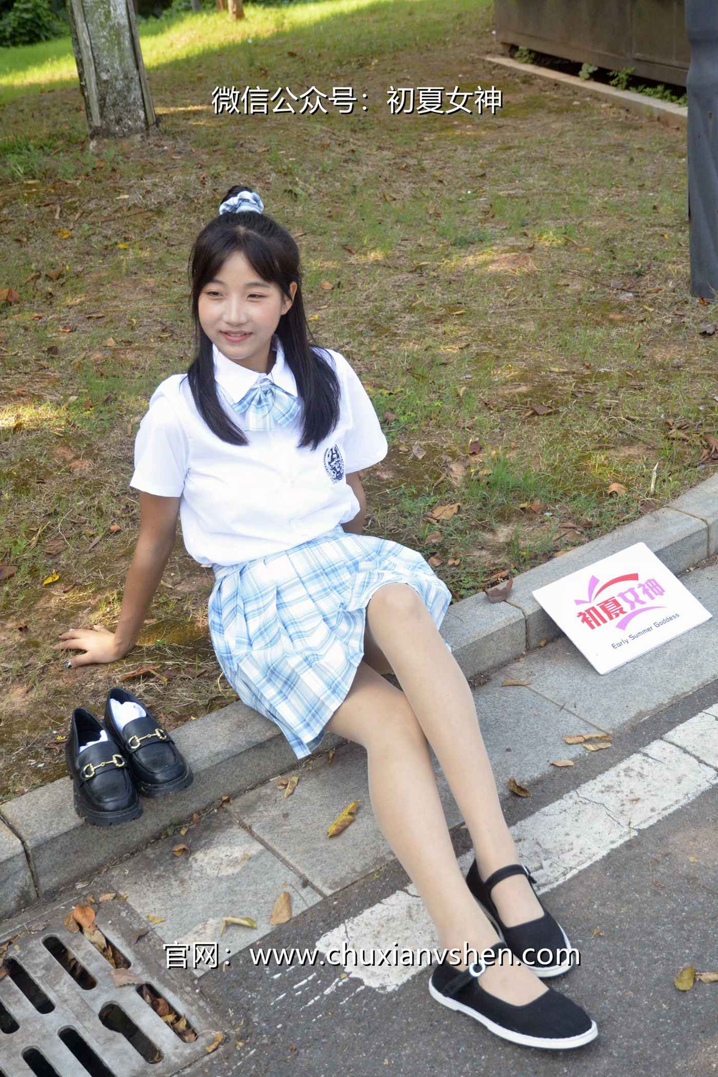 图片[15]-初夏女神 NO.081 点点 我的JK装[140P] – 速更版-美库