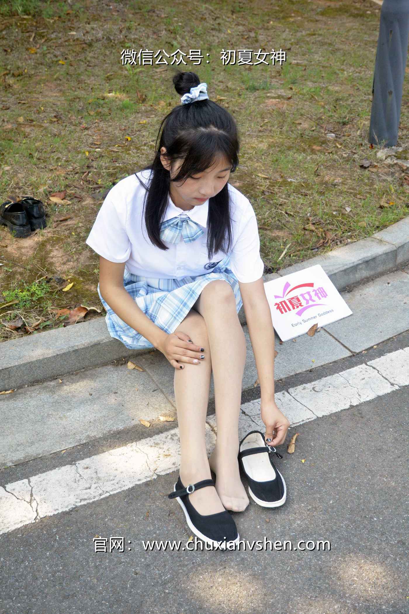 图片[27]-初夏女神 NO.081 点点 我的JK装[140P] – 速更版-美库