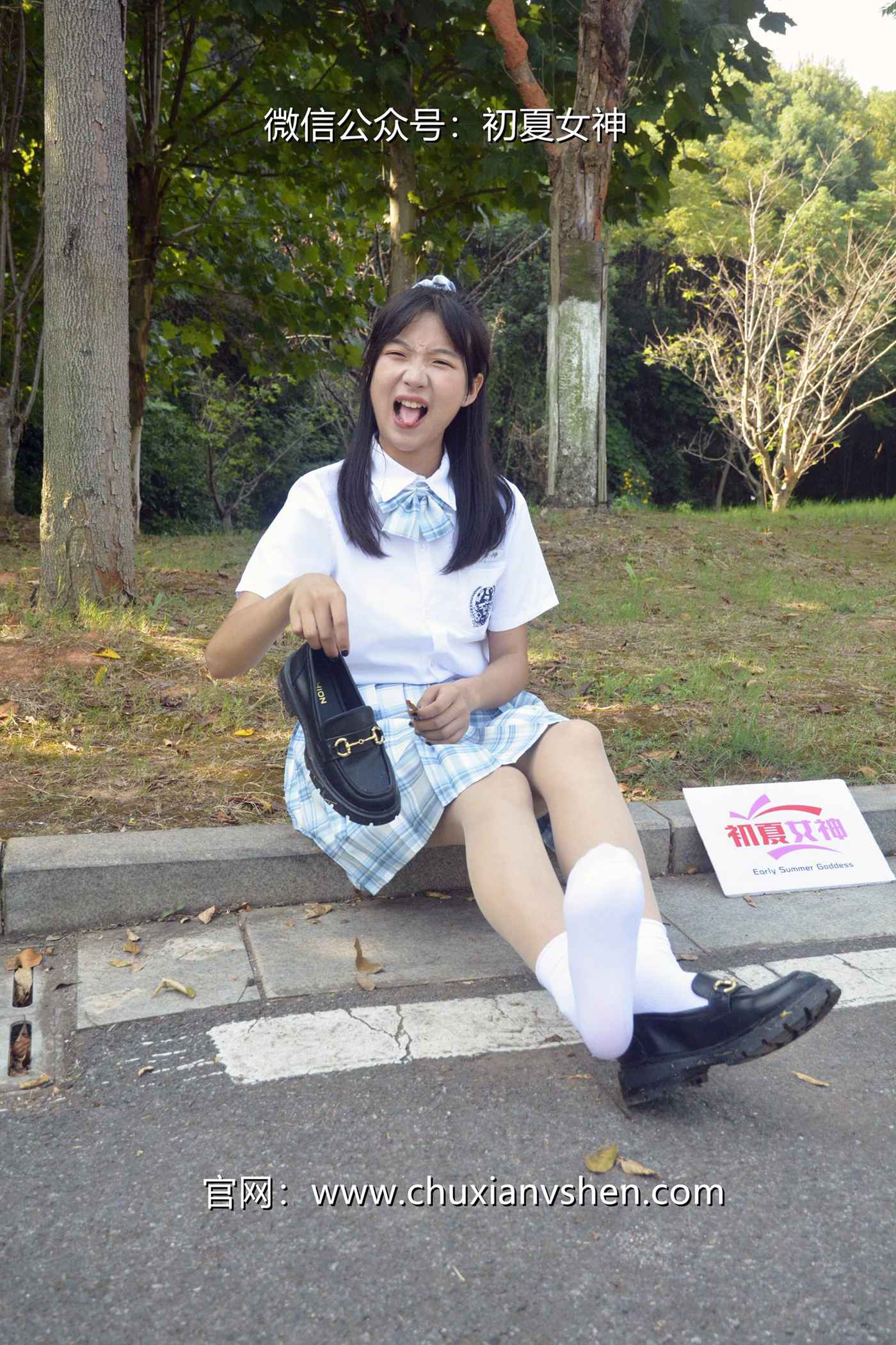 图片[29]-初夏女神 NO.081 点点 我的JK装[140P] – 速更版-美库