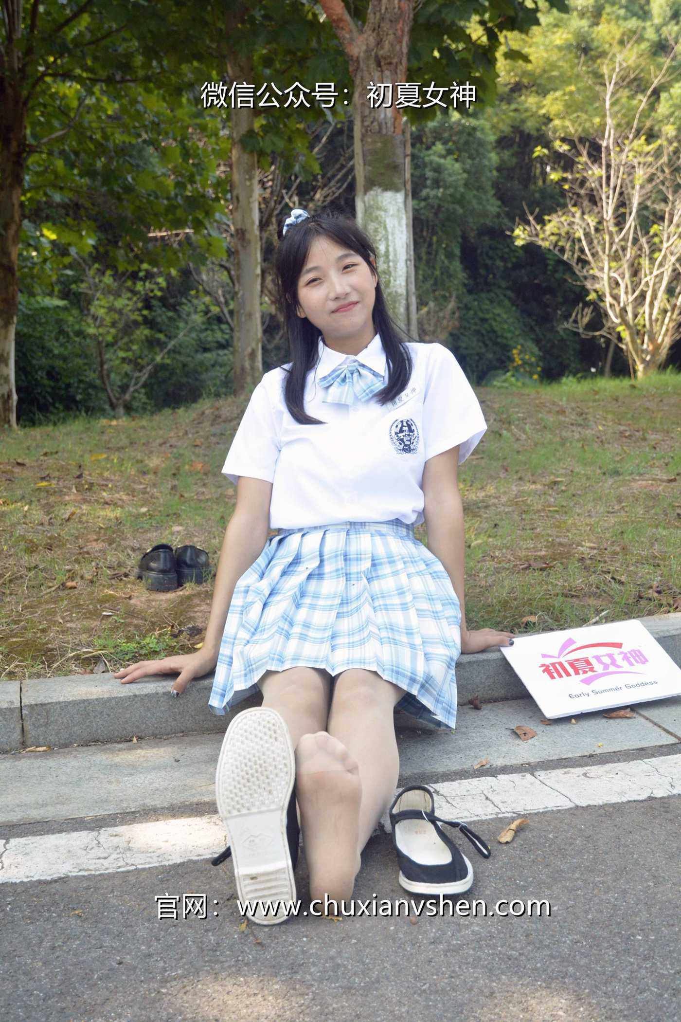 图片[30]-初夏女神 NO.081 点点 我的JK装[140P] – 速更版-美库