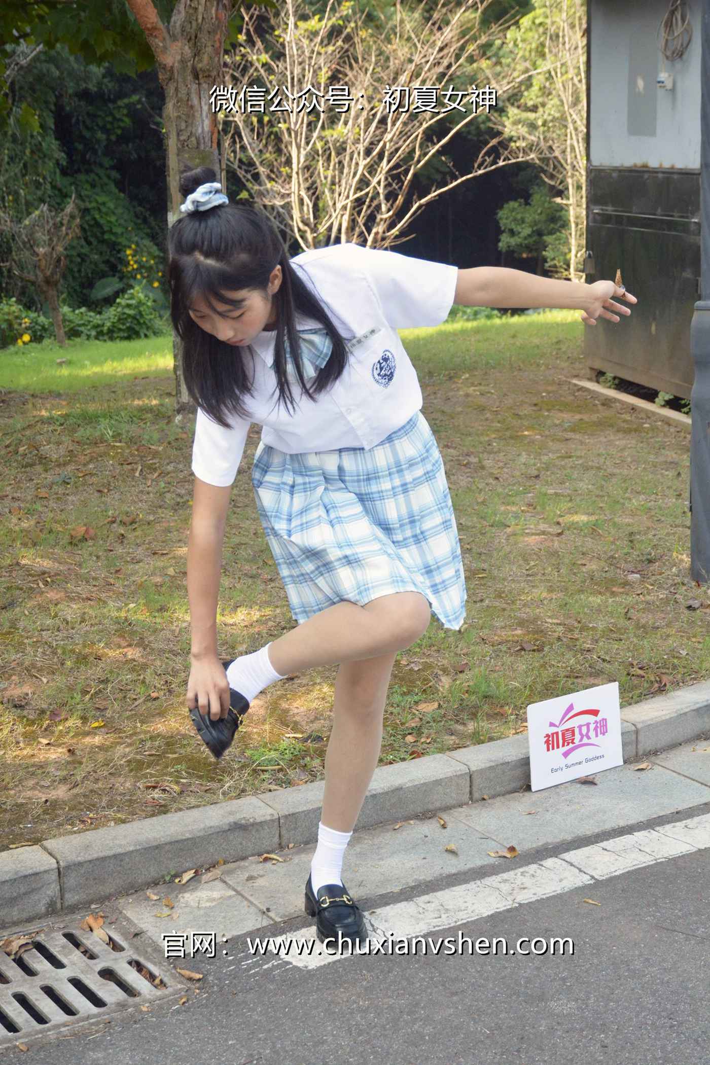 图片[31]-初夏女神 NO.081 点点 我的JK装[140P] – 速更版-美库