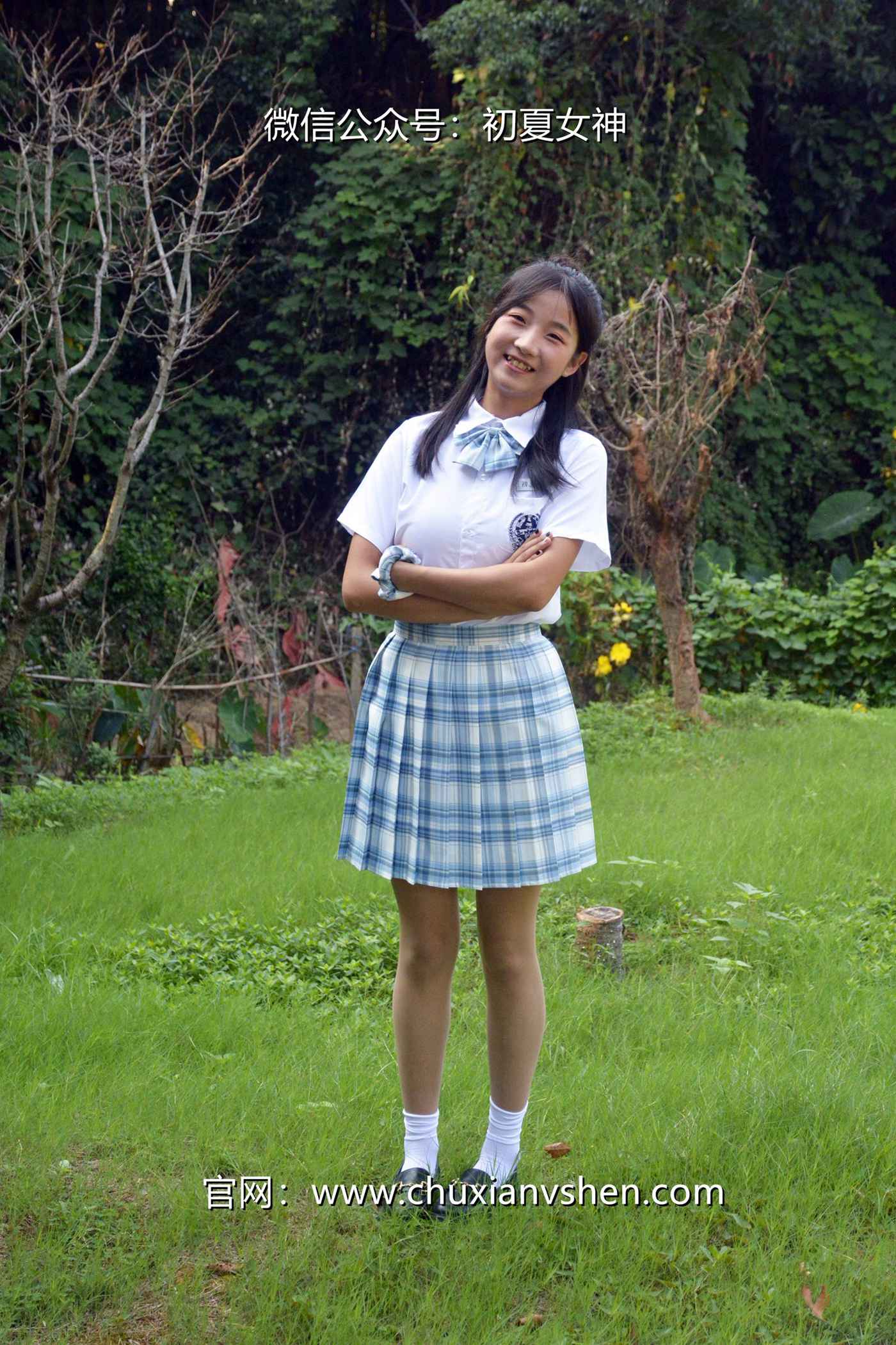 图片[34]-初夏女神 NO.081 点点 我的JK装[140P] – 速更版-美库