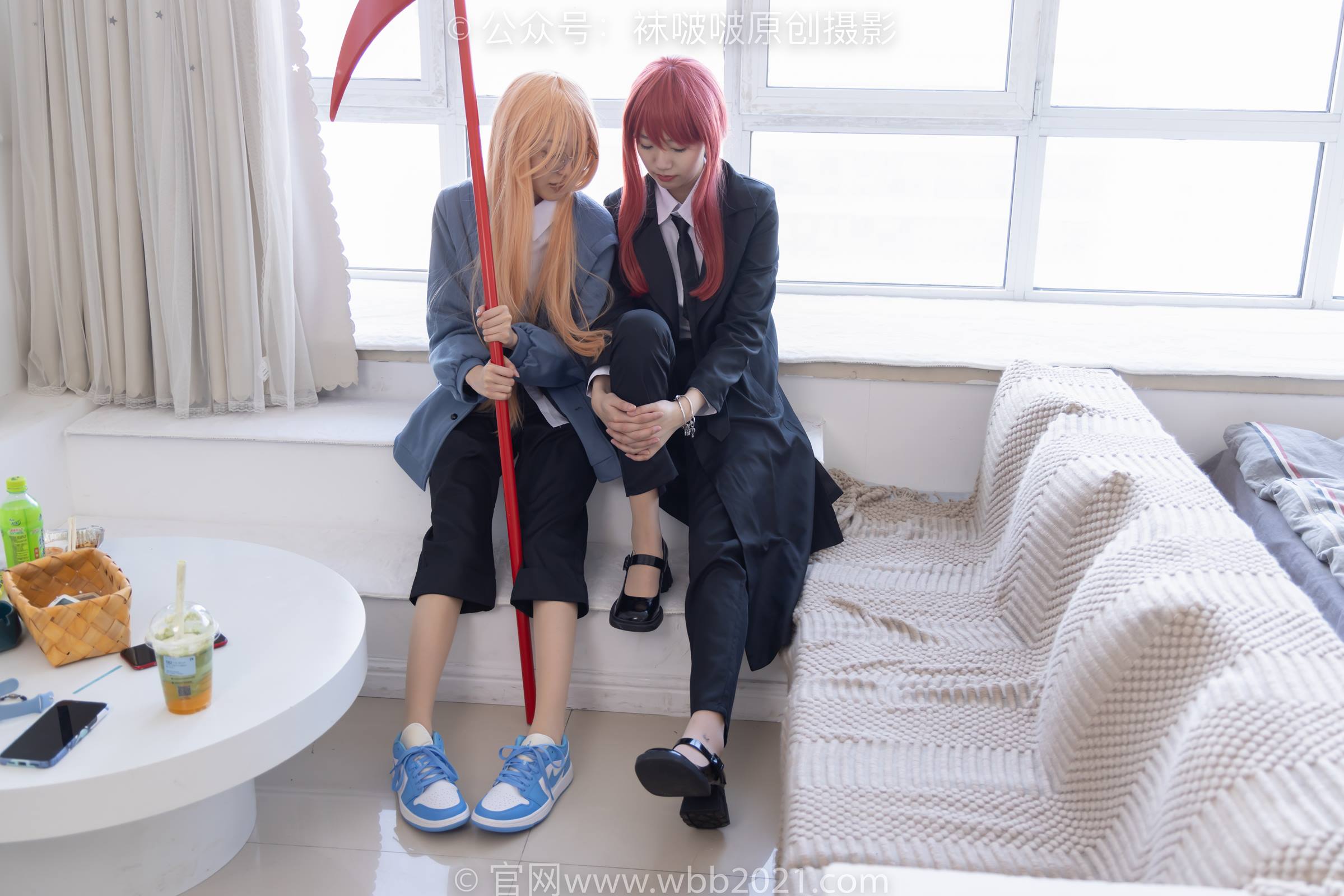 图片[15]-[BoBoSocks袜啵啵]NO.302 小甜豆稚予-三双皮鞋、板鞋、黑丝、两双肉丝、裤里丝[140P] – 速更版-美库