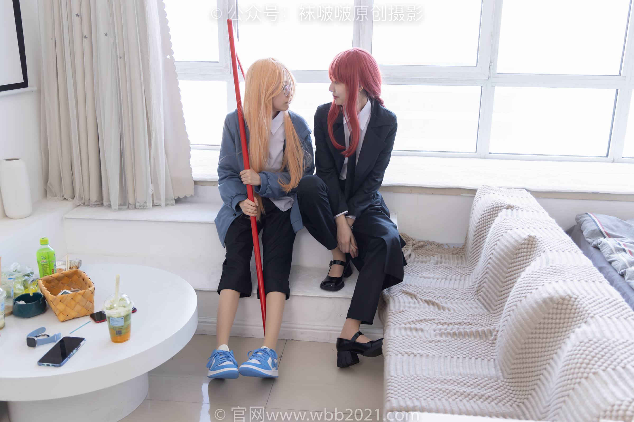 图片[18]-[BoBoSocks袜啵啵]NO.302 小甜豆稚予-三双皮鞋、板鞋、黑丝、两双肉丝、裤里丝[140P] – 速更版-美库