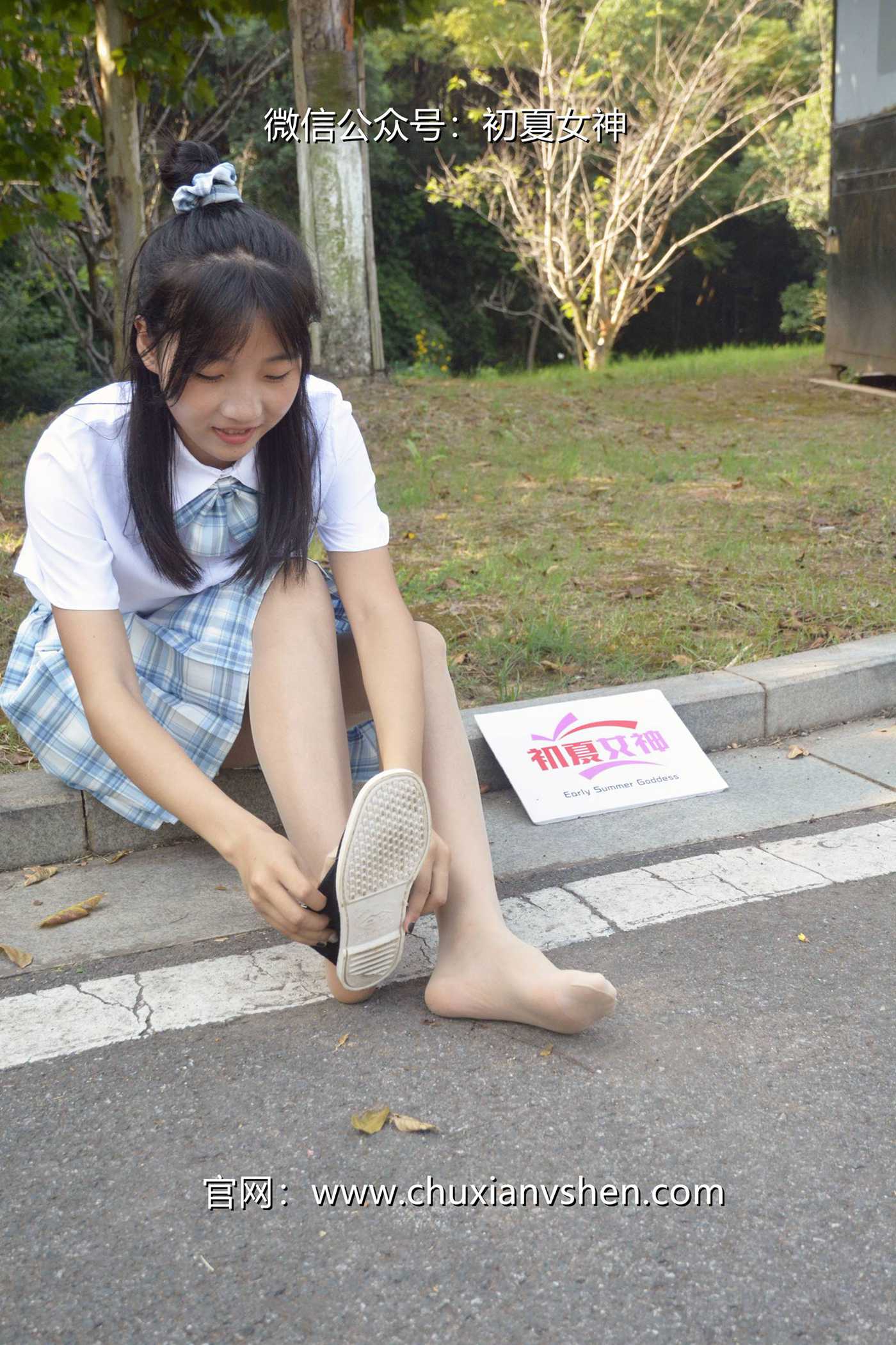 图片[38]-初夏女神 NO.081 点点 我的JK装[140P] – 速更版-美库