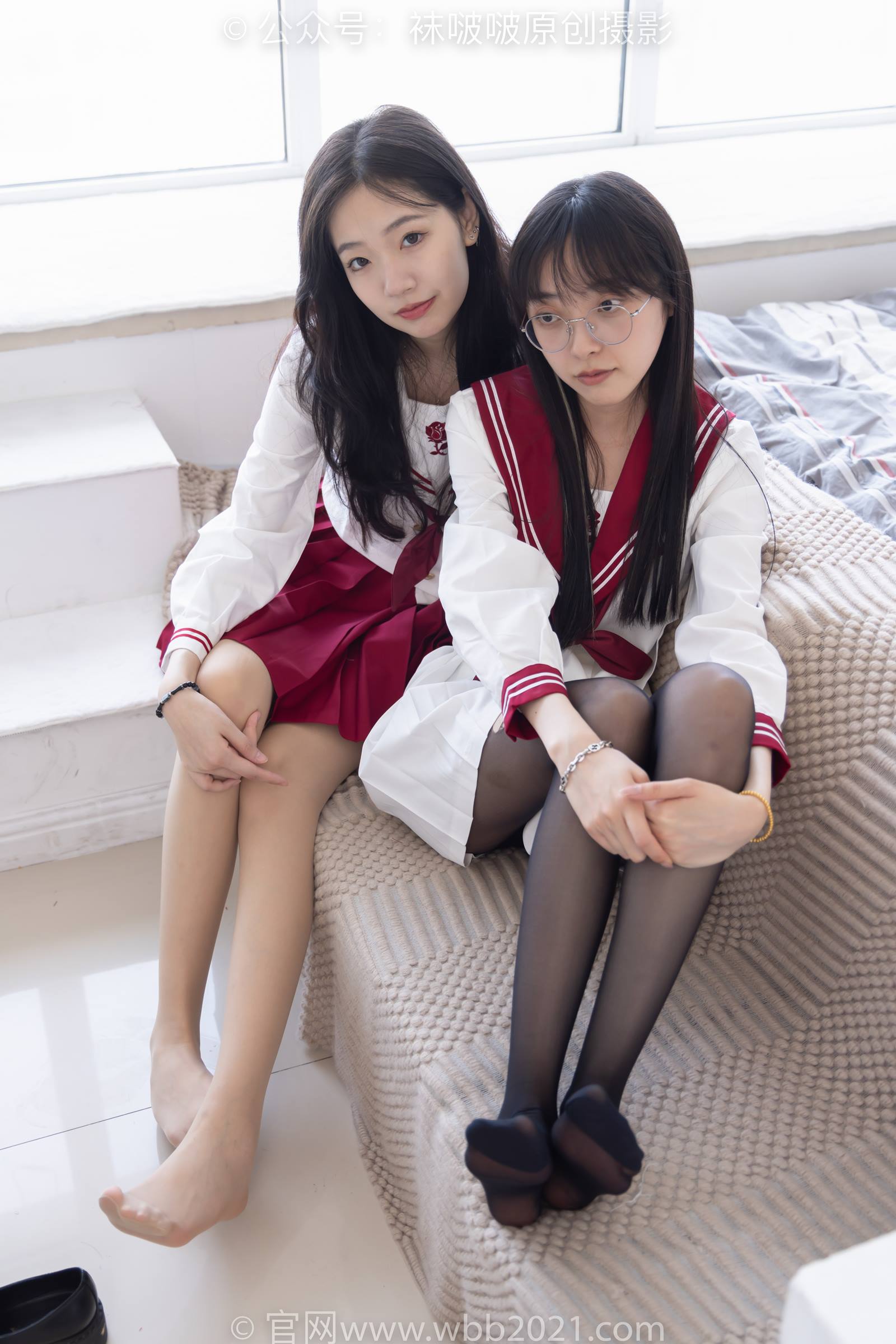 图片[20]-[BoBoSocks袜啵啵]NO.302 小甜豆稚予-三双皮鞋、板鞋、黑丝、两双肉丝、裤里丝[140P] – 速更版-美库