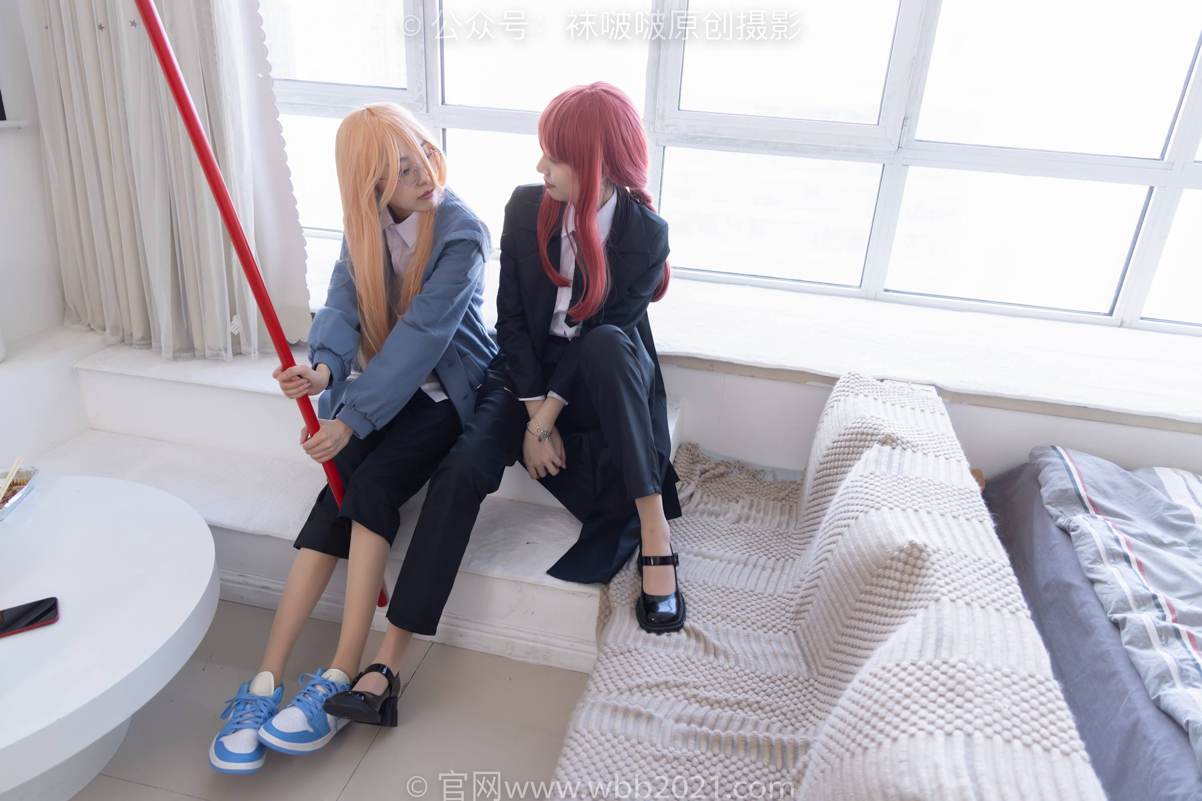 图片[21]-[BoBoSocks袜啵啵]NO.302 小甜豆稚予-三双皮鞋、板鞋、黑丝、两双肉丝、裤里丝[140P] – 速更版-美库