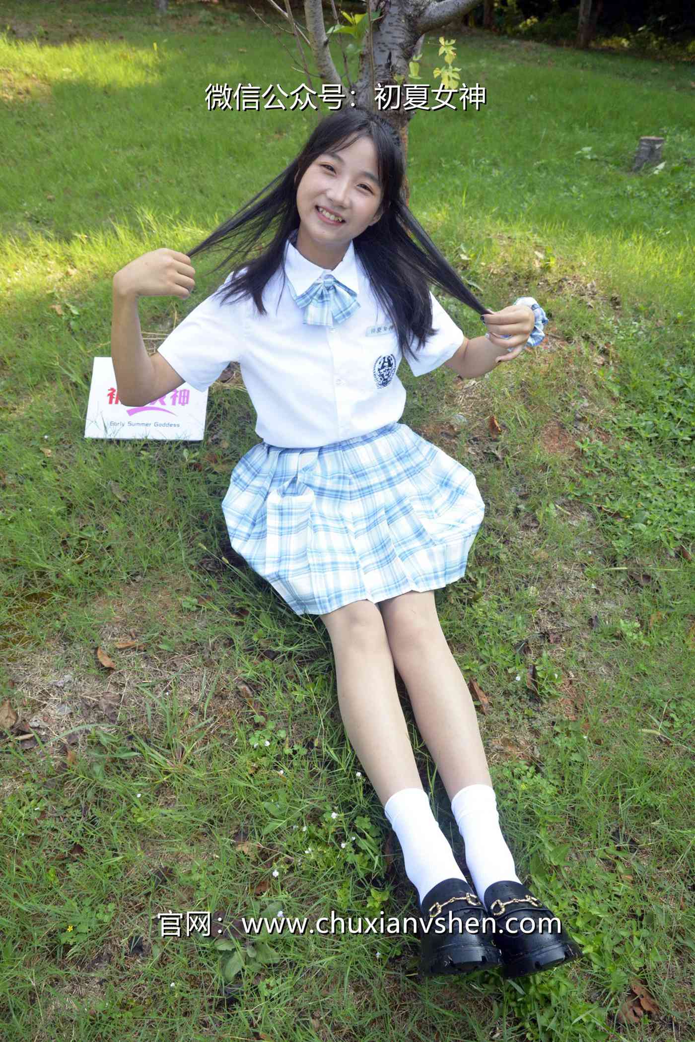 图片[42]-初夏女神 NO.081 点点 我的JK装[140P] – 速更版-美库