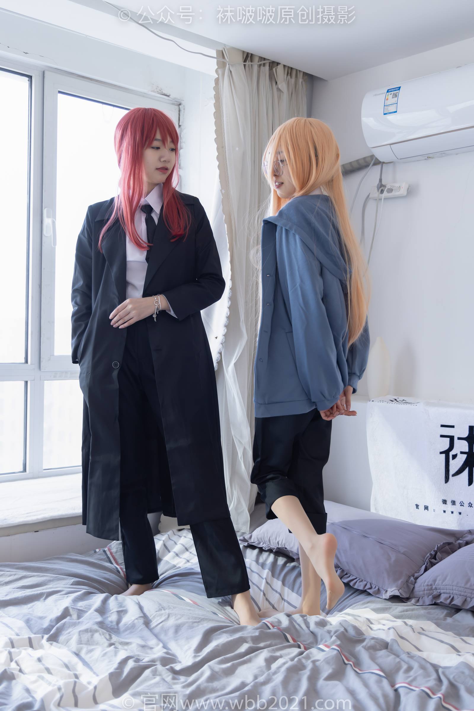 图片[23]-[BoBoSocks袜啵啵]NO.302 小甜豆稚予-三双皮鞋、板鞋、黑丝、两双肉丝、裤里丝[140P] – 速更版-美库