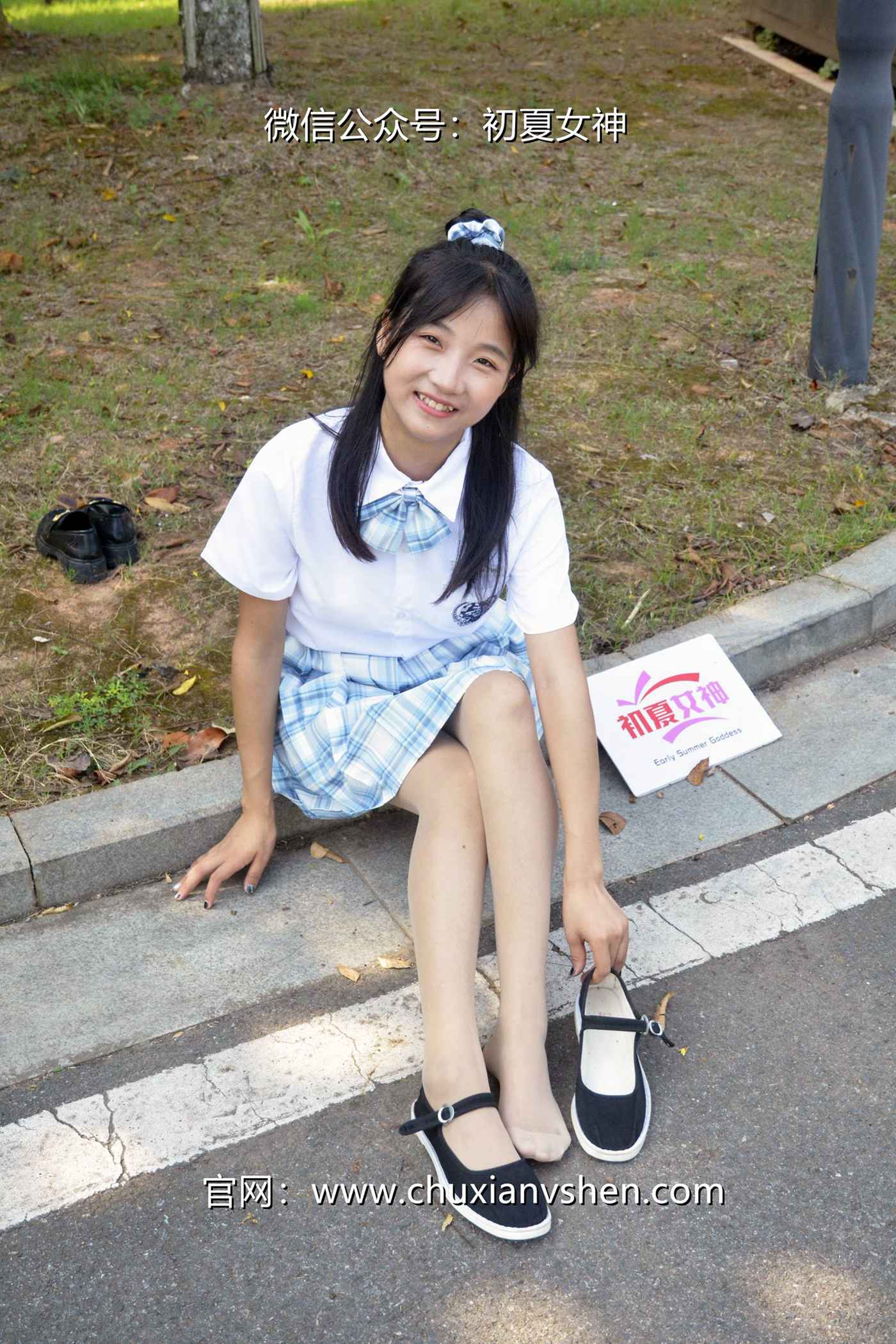 图片[44]-初夏女神 NO.081 点点 我的JK装[140P] – 速更版-美库