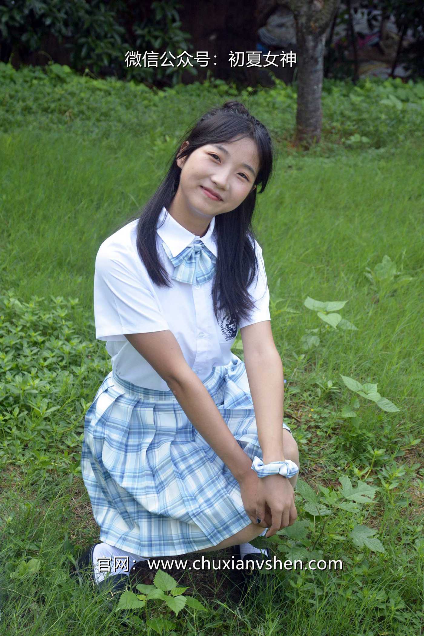 图片[46]-初夏女神 NO.081 点点 我的JK装[140P] – 速更版-美库