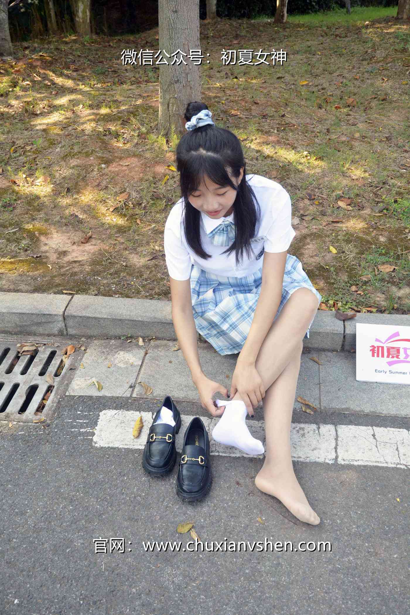 图片[47]-初夏女神 NO.081 点点 我的JK装[140P] – 速更版-美库